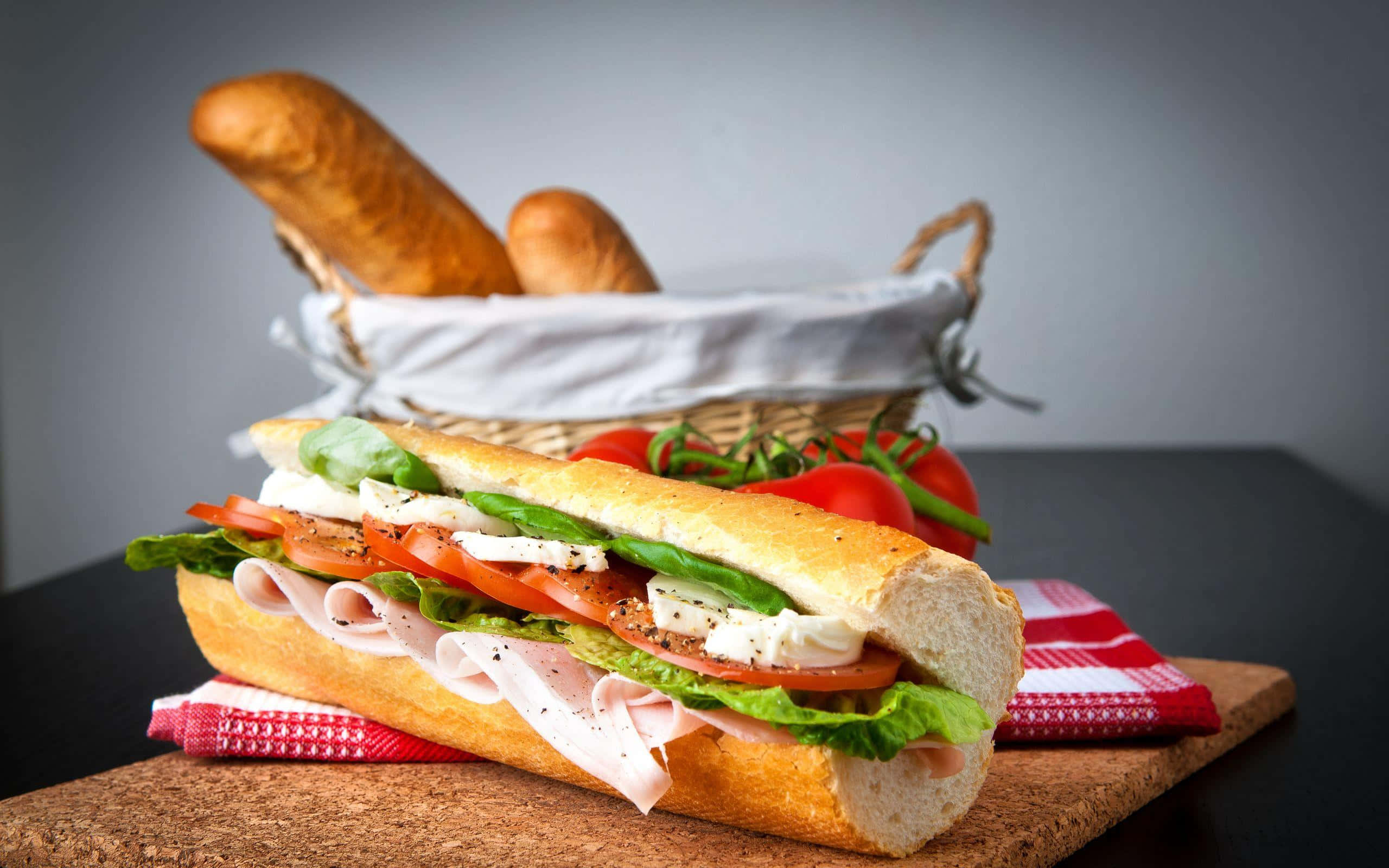 bir sepet ekmek Duvar Kağıdı