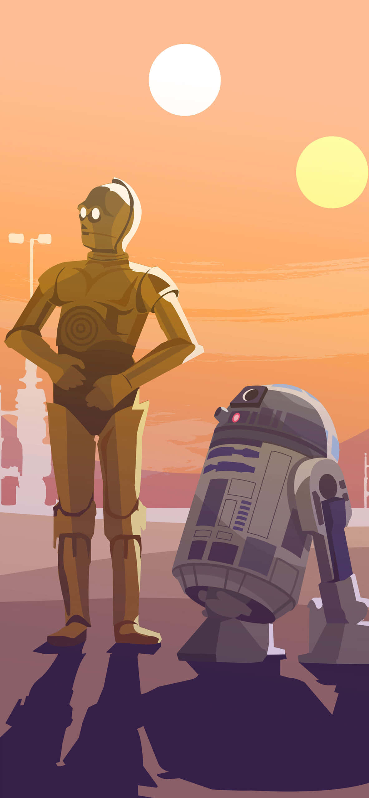 Birçoklarına kahraman olan R2-D2 burada! Duvar Kağıdı