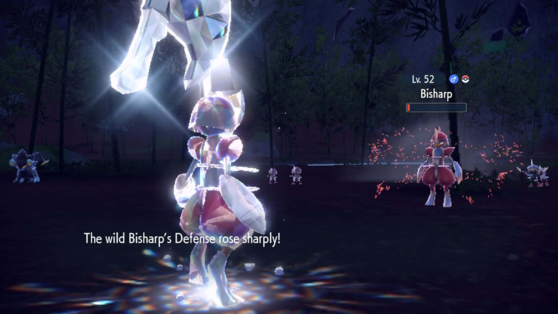 Bisharp Savaşı Pokemon Scarlet ve Violet Duvar Kağıdı
