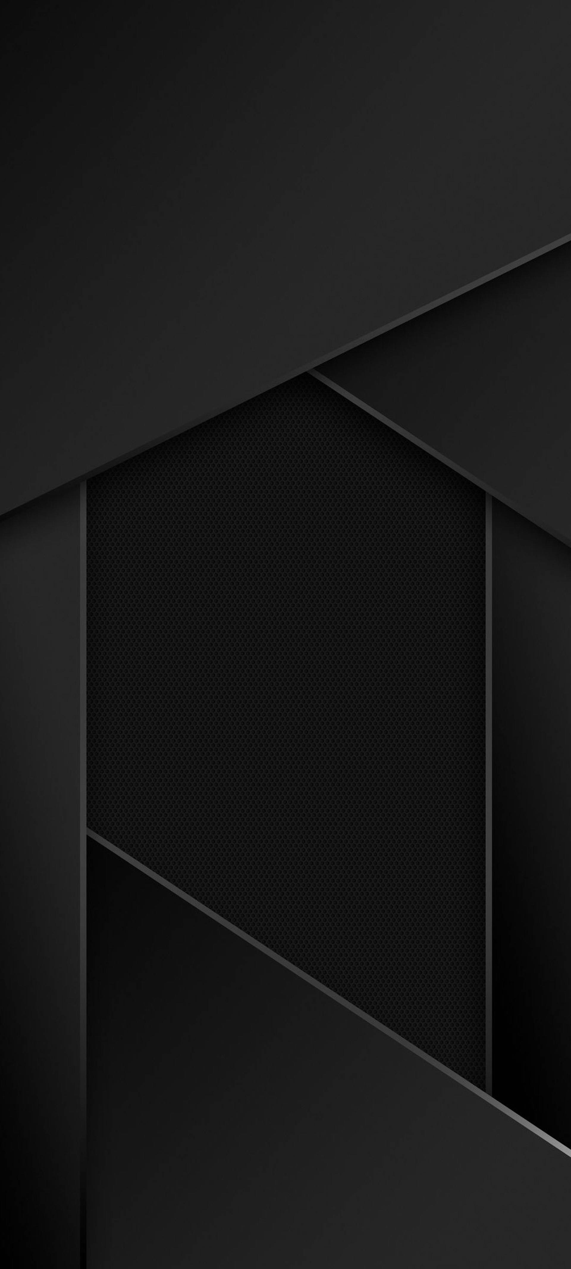 Black iPhone Metallic Duvar Kağıdı