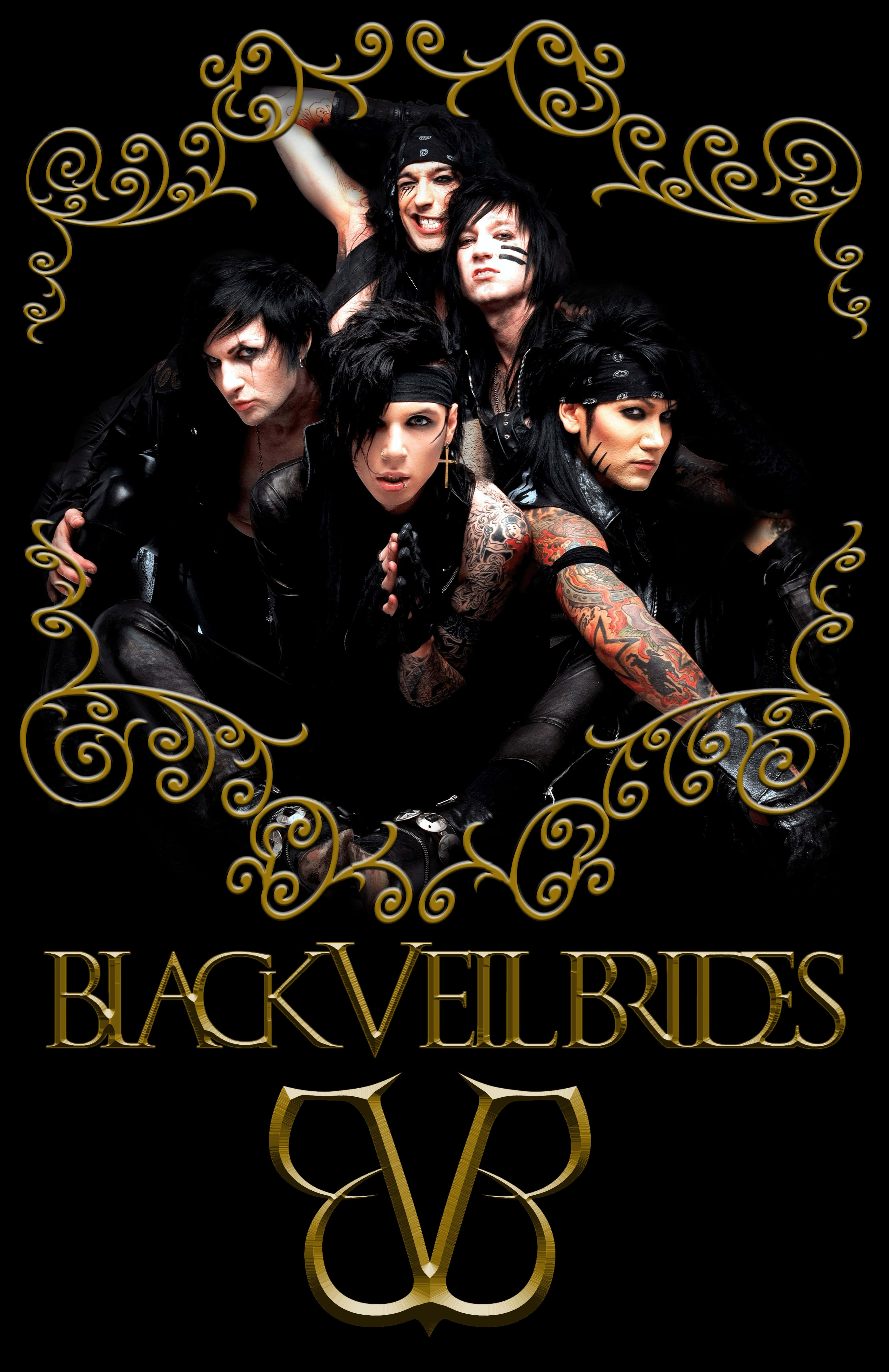 Black Veil Brides'tan Andy Biersack Duvar Kağıdı