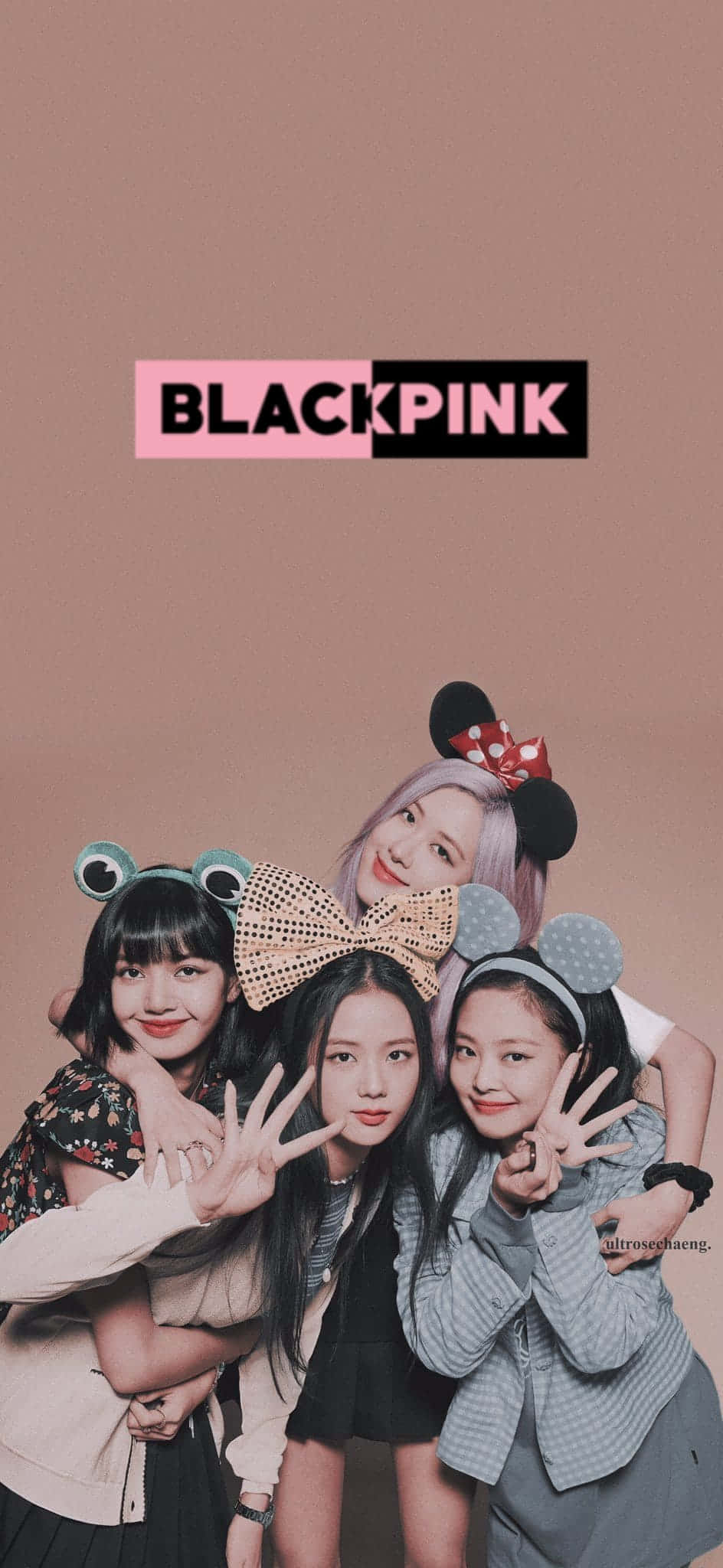 Blackpink Güçte - K-Pop Kraliyet Ailesinin Büyüleyici Fotoğraf Çekimi Duvar Kağıdı