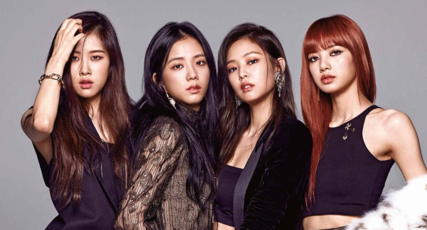 BlackPink'in dört ateşli üyesi Duvar Kağıdı