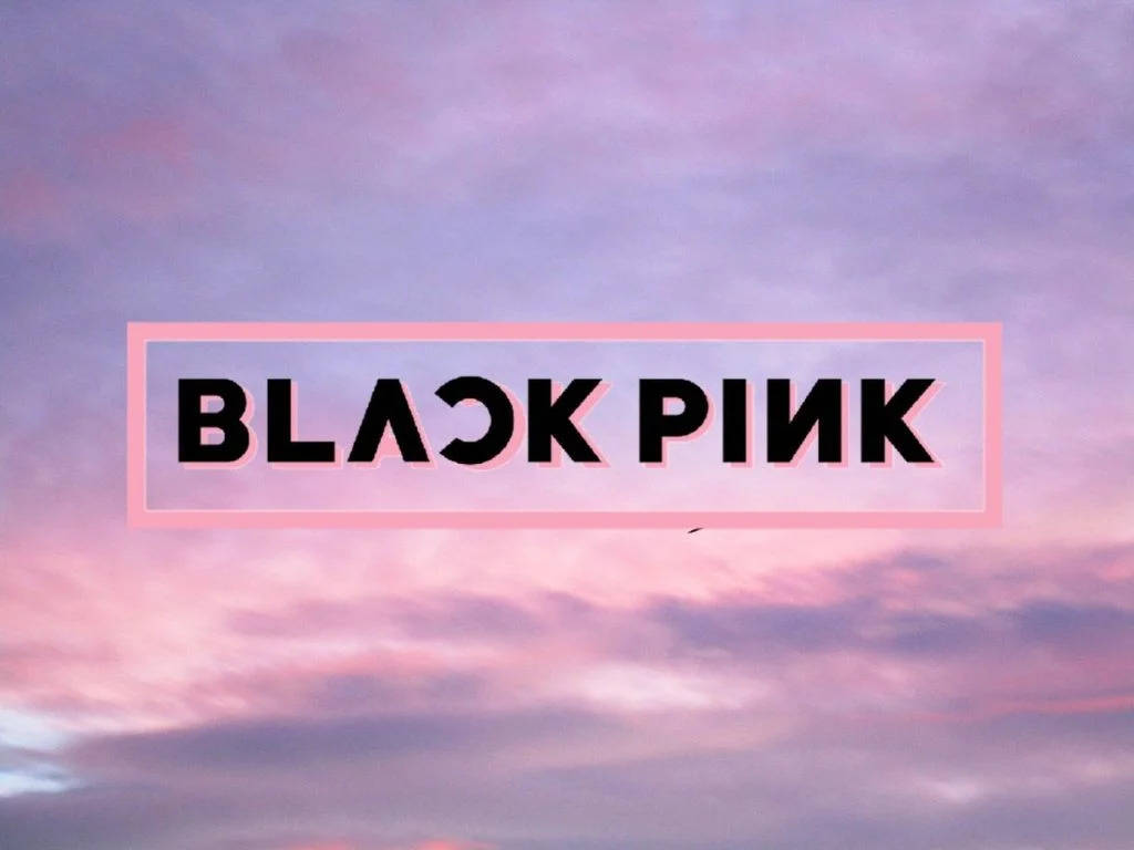 Blackpink Logosu Pastel Gökyüzü Duvar Kağıdı