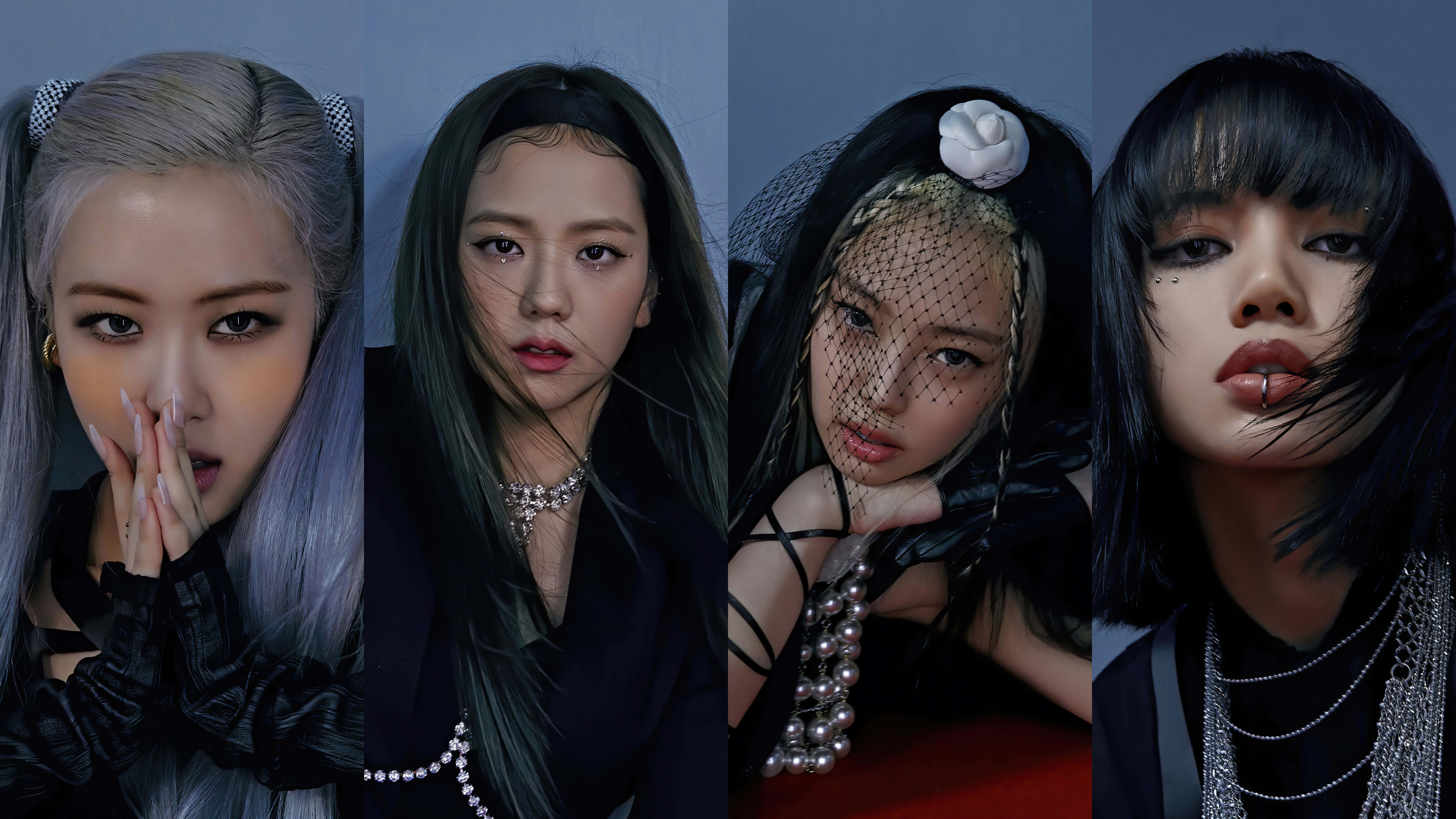 BLACKPINK Stilini Konuşturuyor - Trend ve Havalı Görünüm Duvar Kağıdı