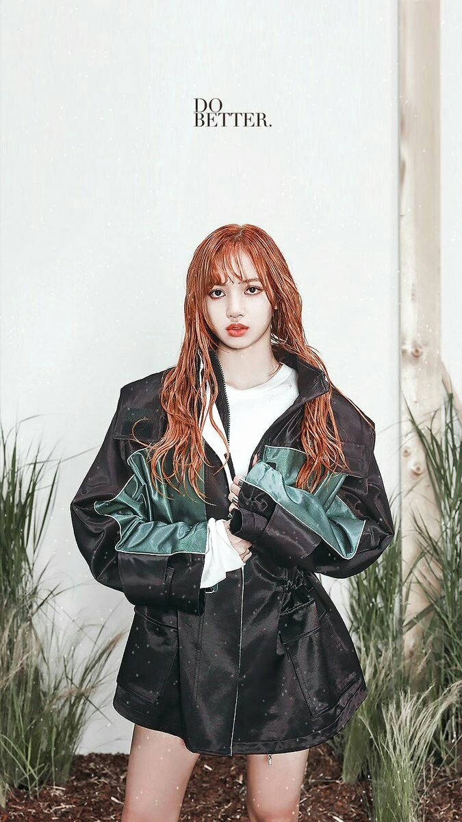 Blackpink'ten Lisa kendi tarzını sergiliyor. Duvar Kağıdı