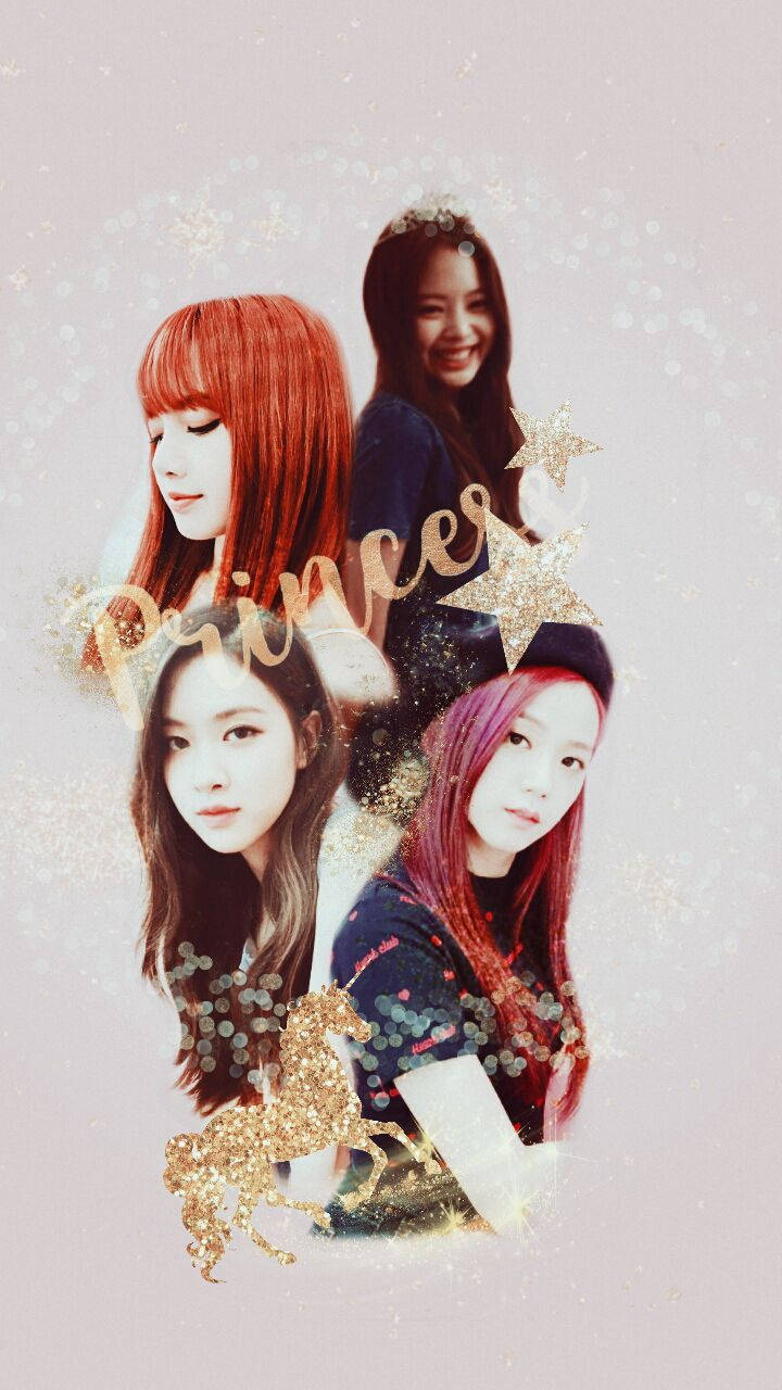 Blackpink Üyeleri Altın Prenses Duvar Kağıdı