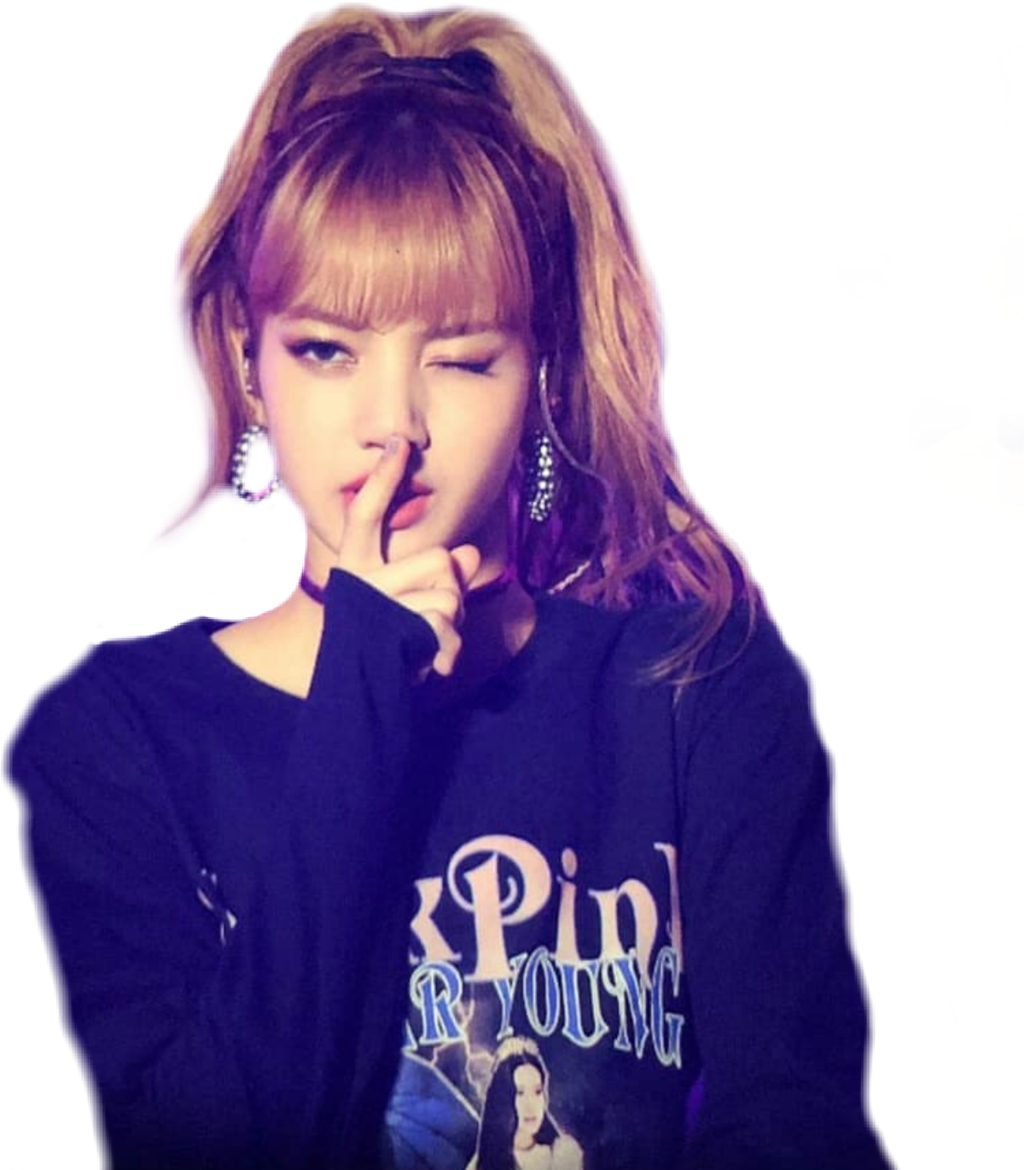 Blackpink Üyesi Sessizlik Hareketi Duvar Kağıdı