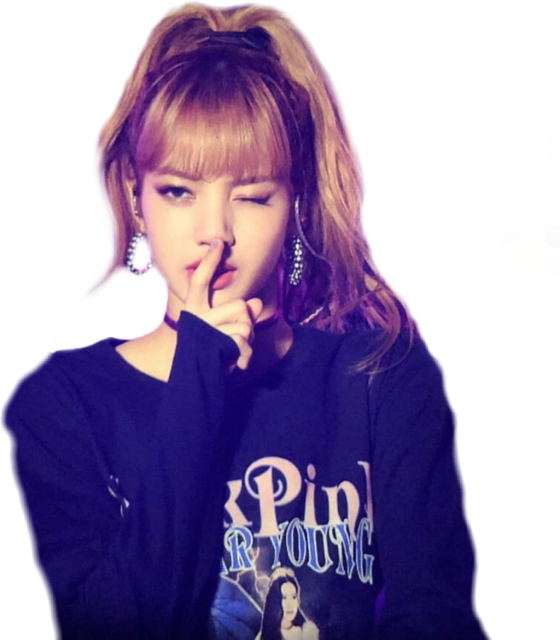 Blackpink Üyesi Sus İşareti Yapıyor Duvar Kağıdı