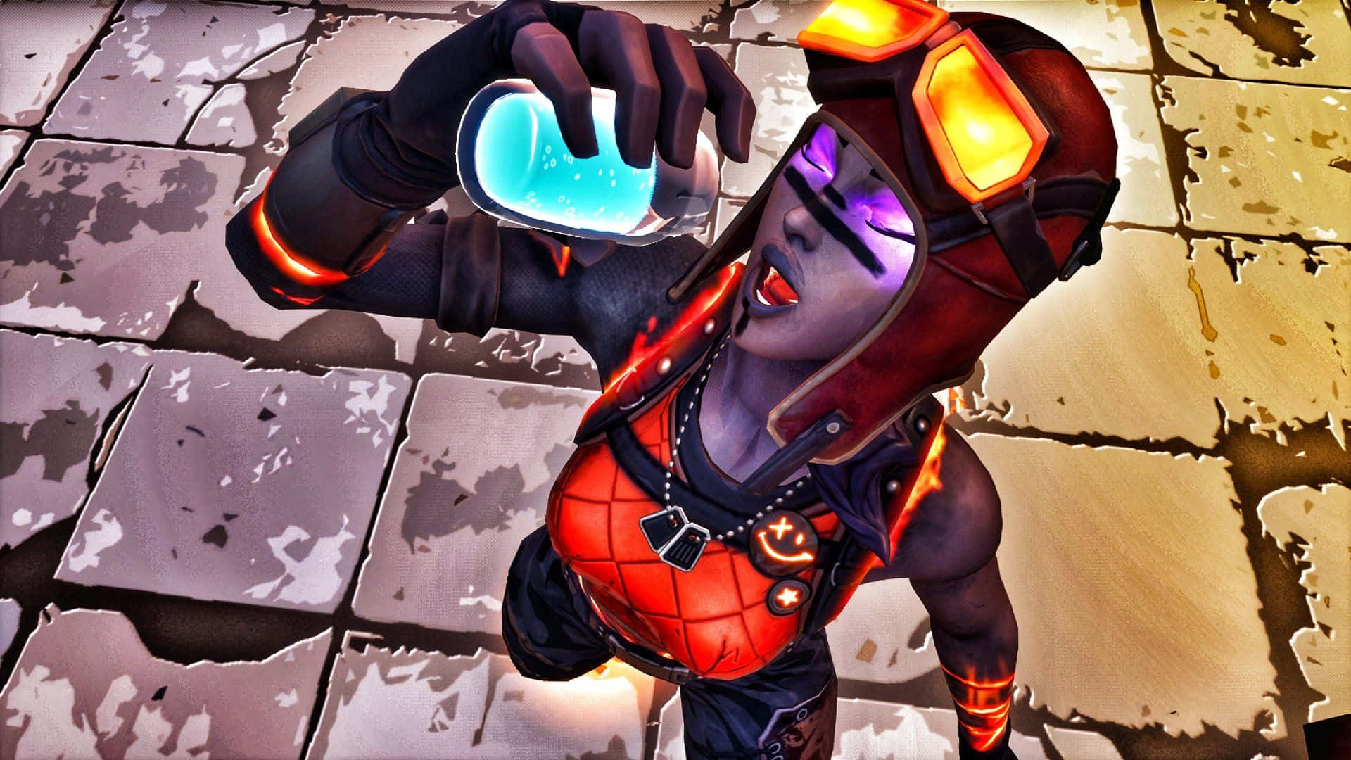 Blaze Fortnite Kostümü Slurp Suyu Duvar Kağıdı