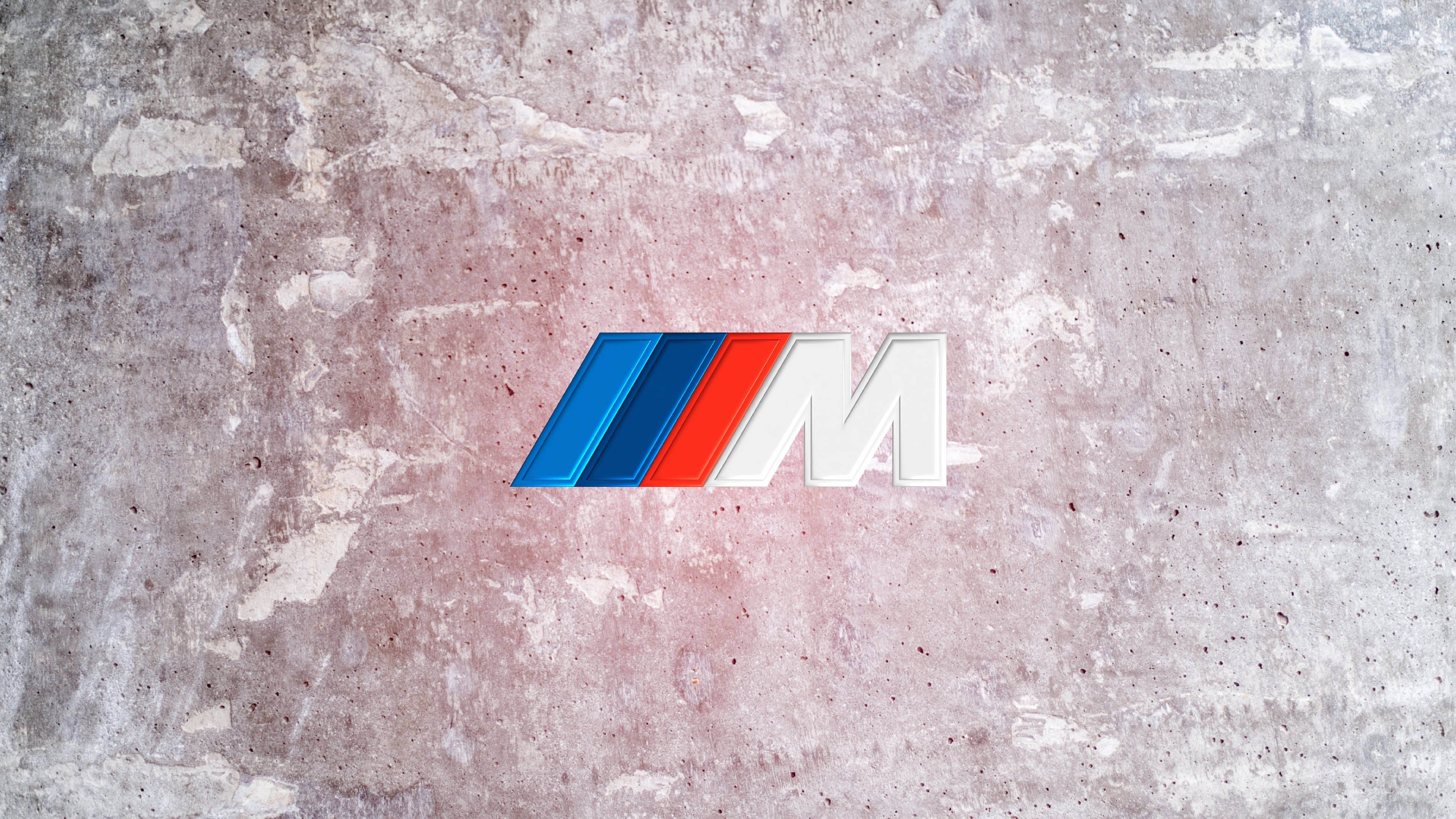 BMW M Logosu Beton Doku Duvar Kağıdı