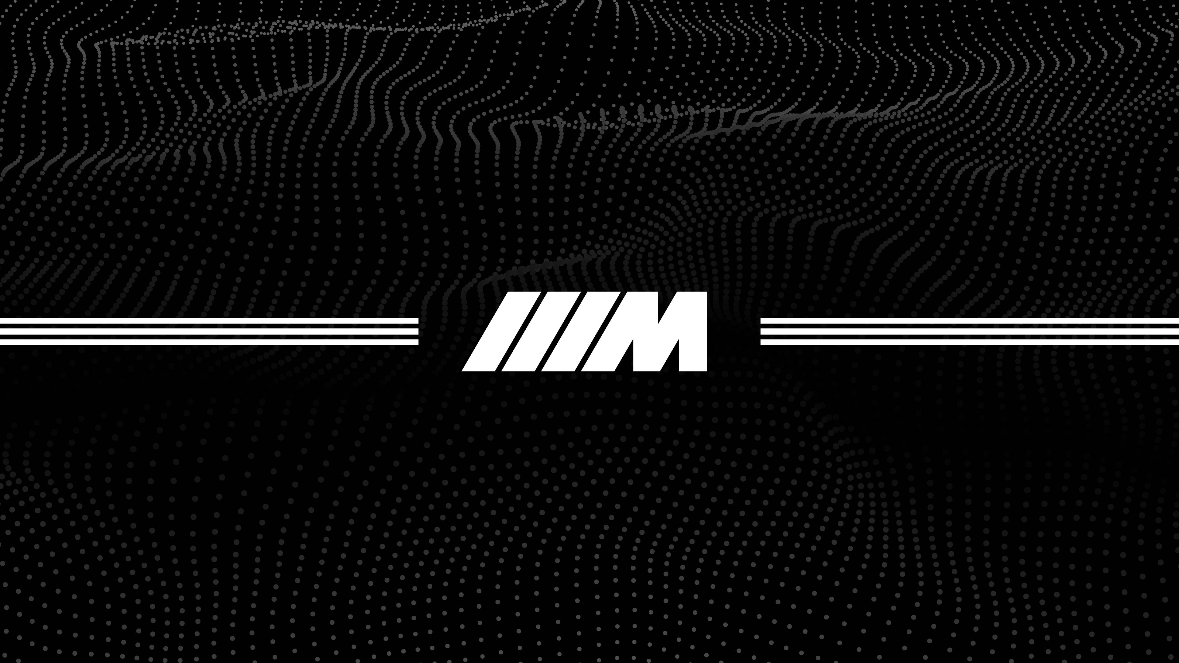 BMW M Logosu Noktalı Duvar Kağıdı