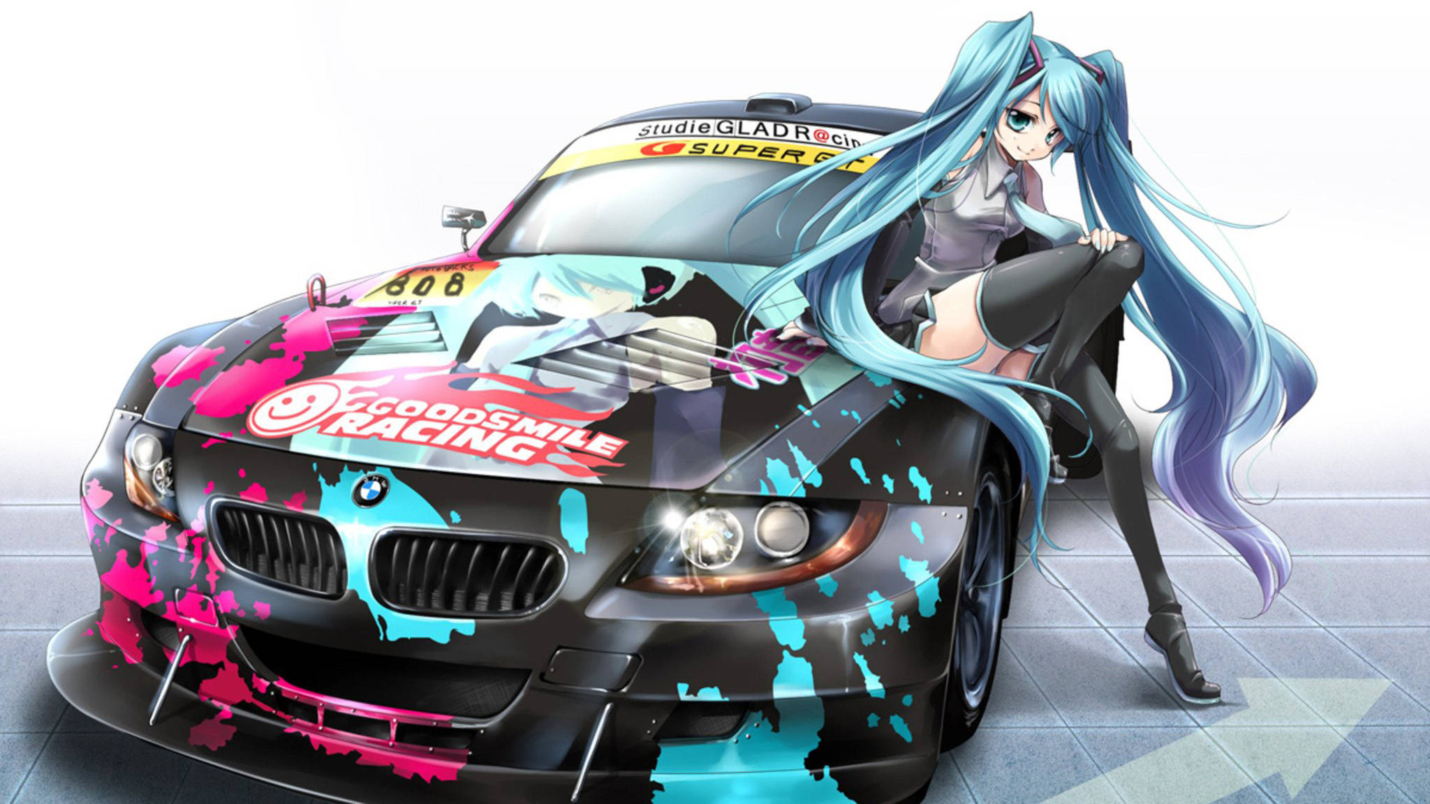 BMW Z4 Anime Araba Duvar Kağıdı
