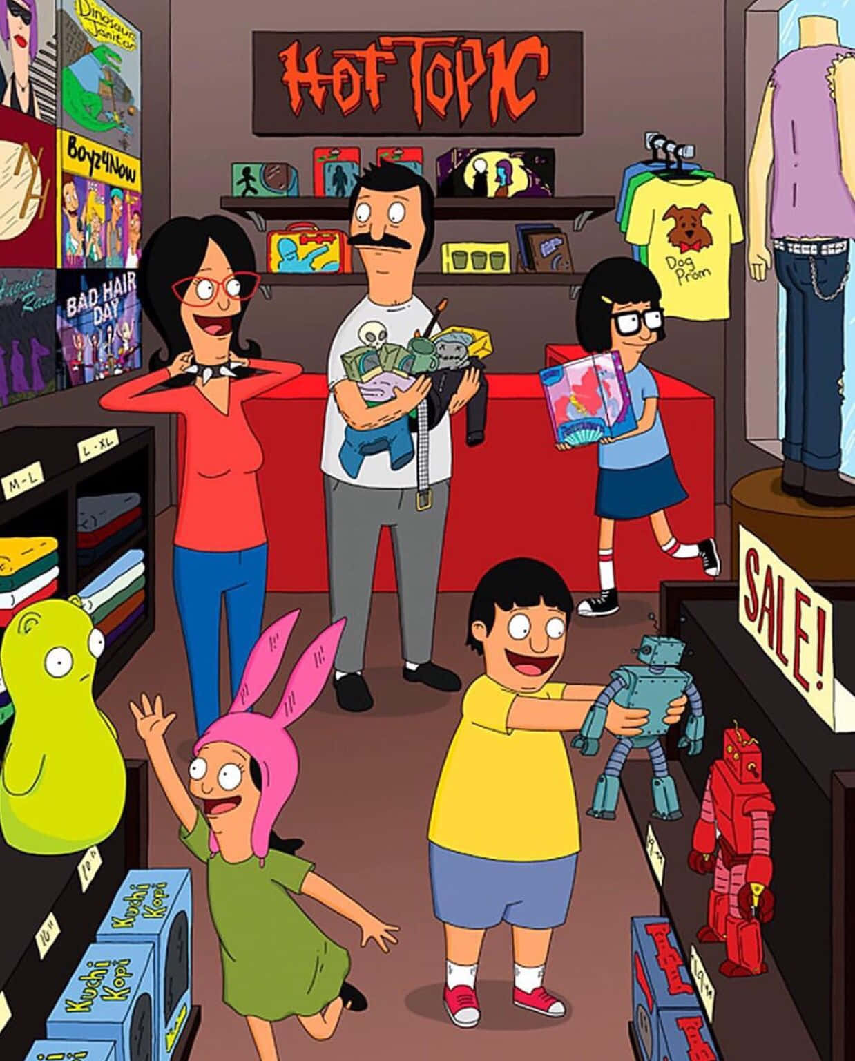 Bob’s Burgers ile Aile Eğlencesi Duvar Kağıdı