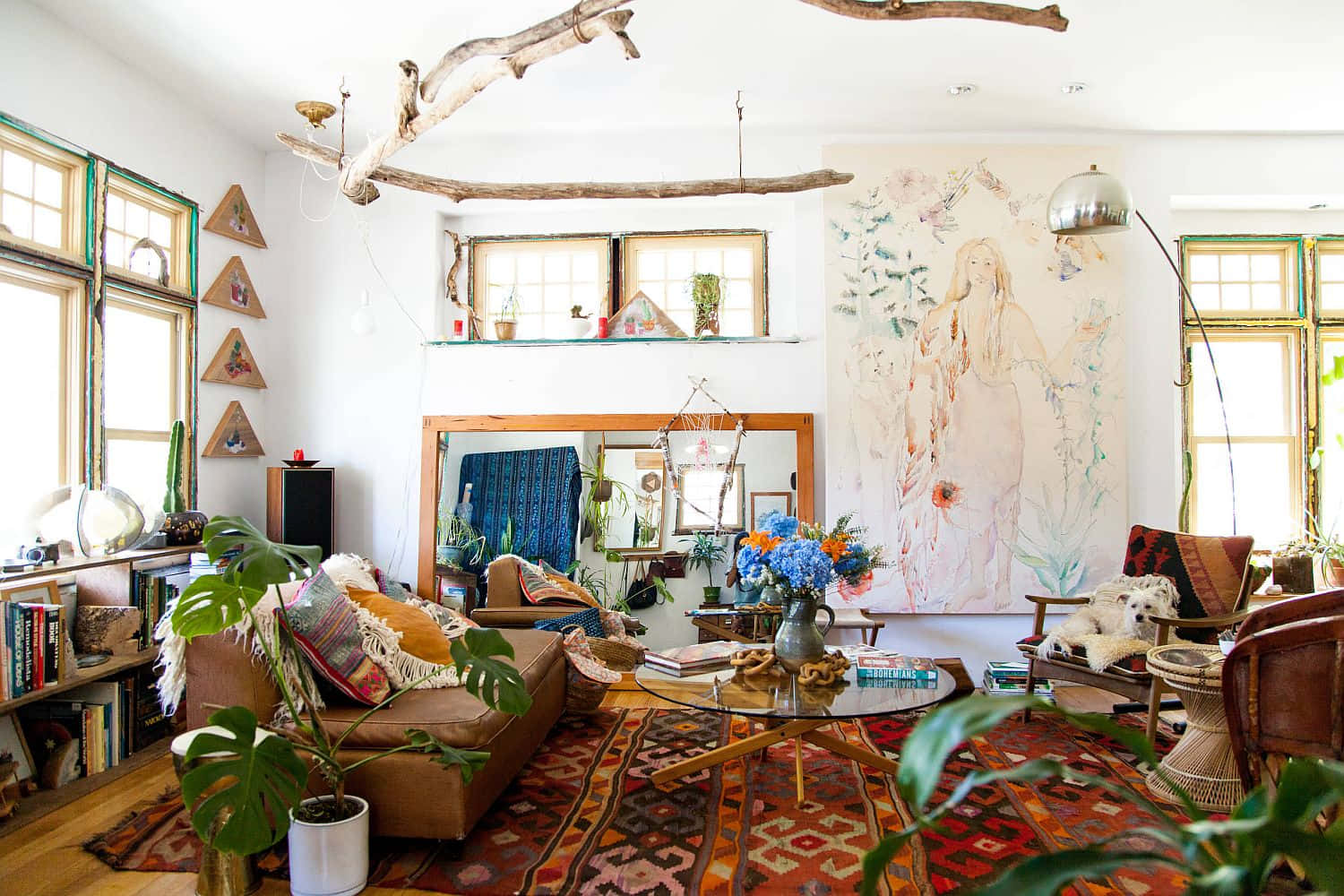 Boho chic estetiğinize bu canlı fotoğraf duvar kağıdıyla ulaşın. Duvar Kağıdı
