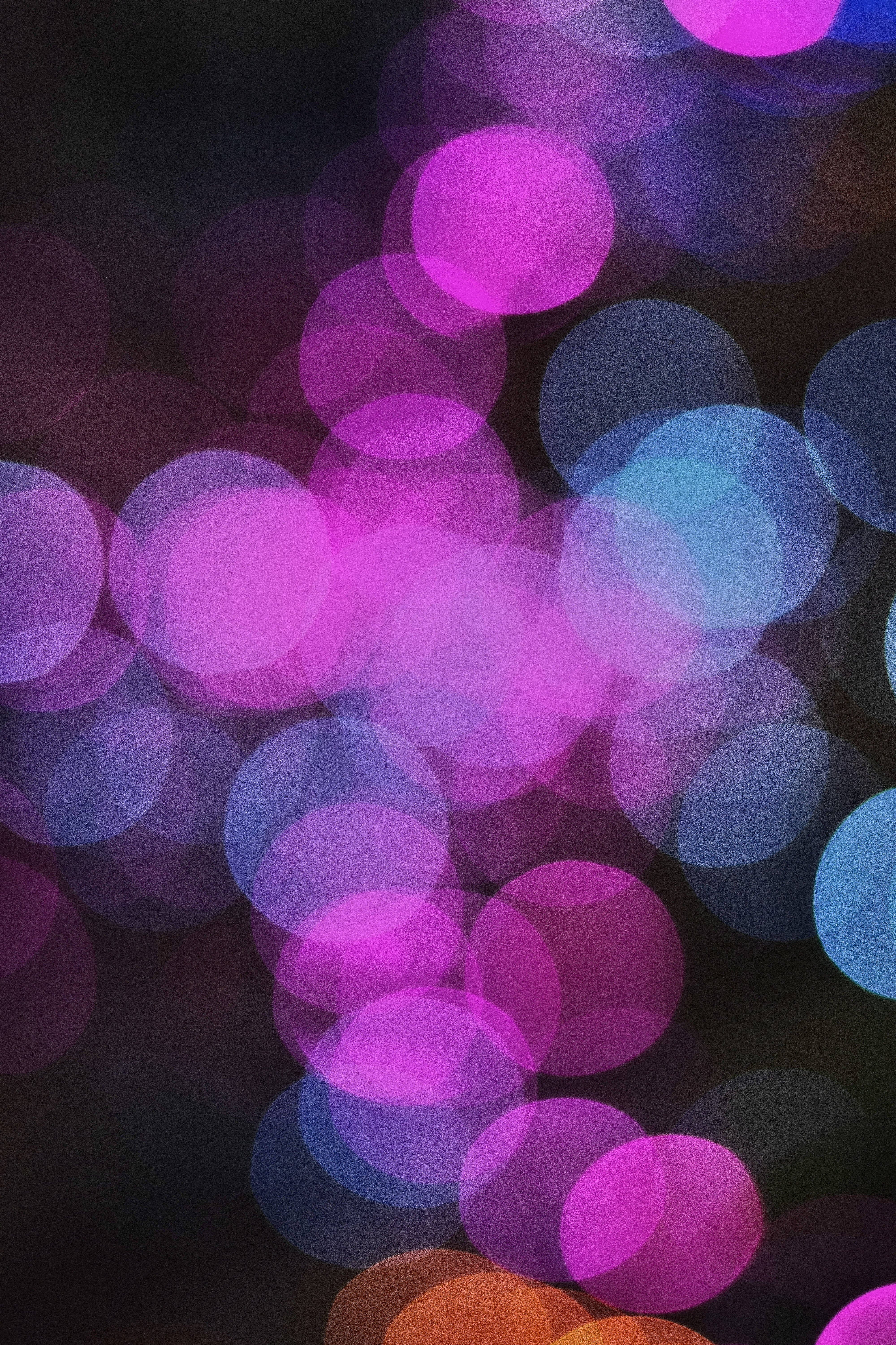 Bokeh Işıkları Estetik Desen Duvar Kağıdı