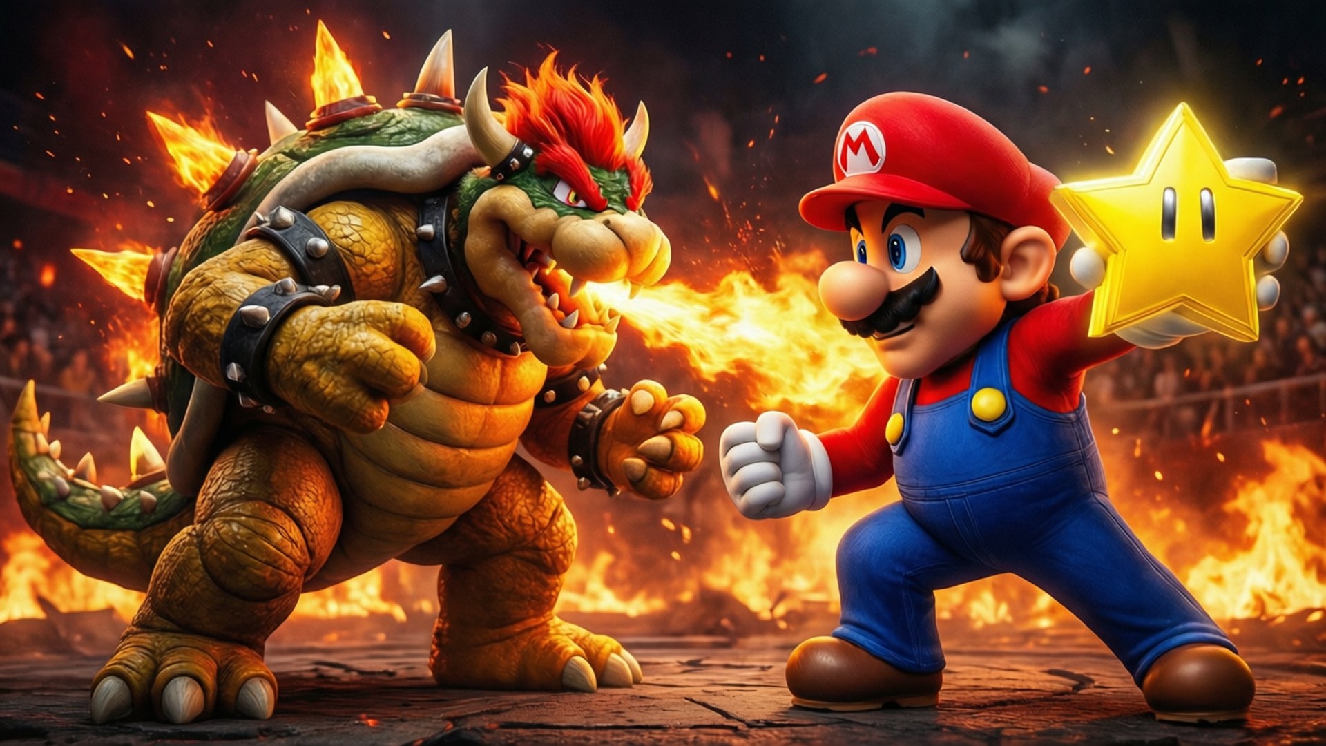 Bowser ile Hesaplaşma Duvar Kağıdı