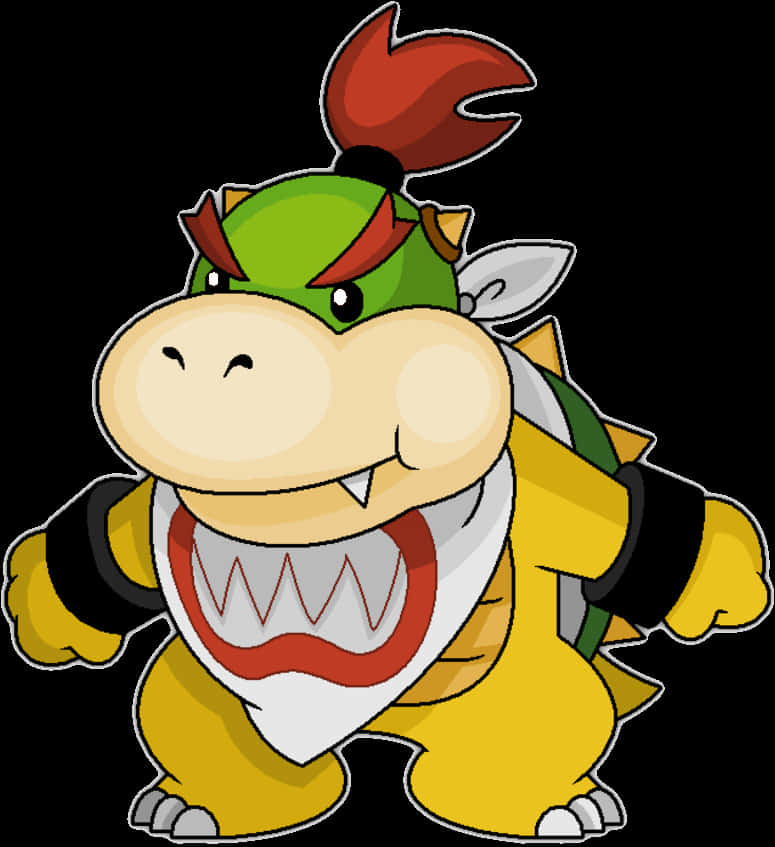 Bowser Jr. İllüstrasyonu Duvar Kağıdı