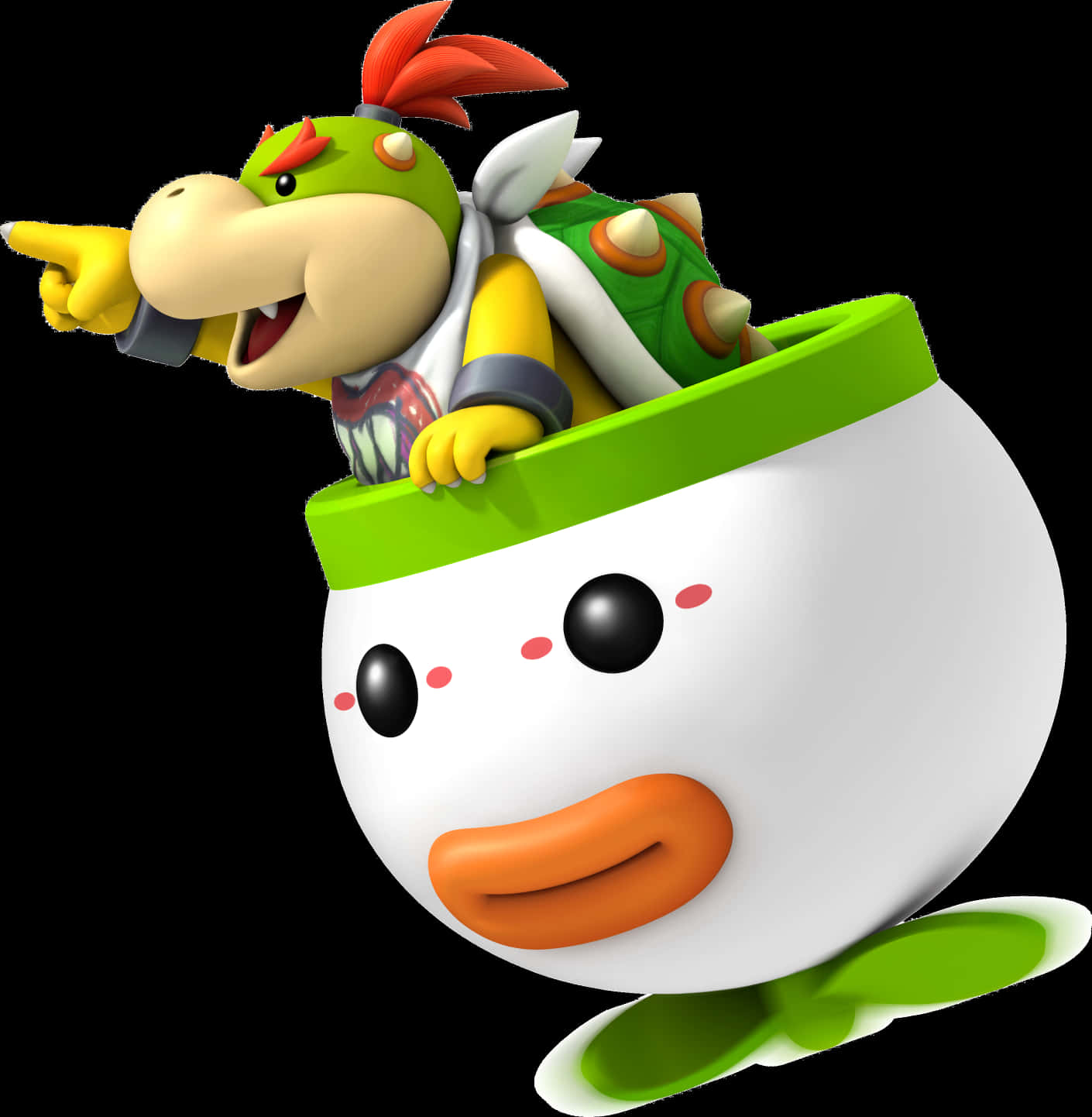 Bowser Jr. Koopa Palyaço Arabasında Duvar Kağıdı
