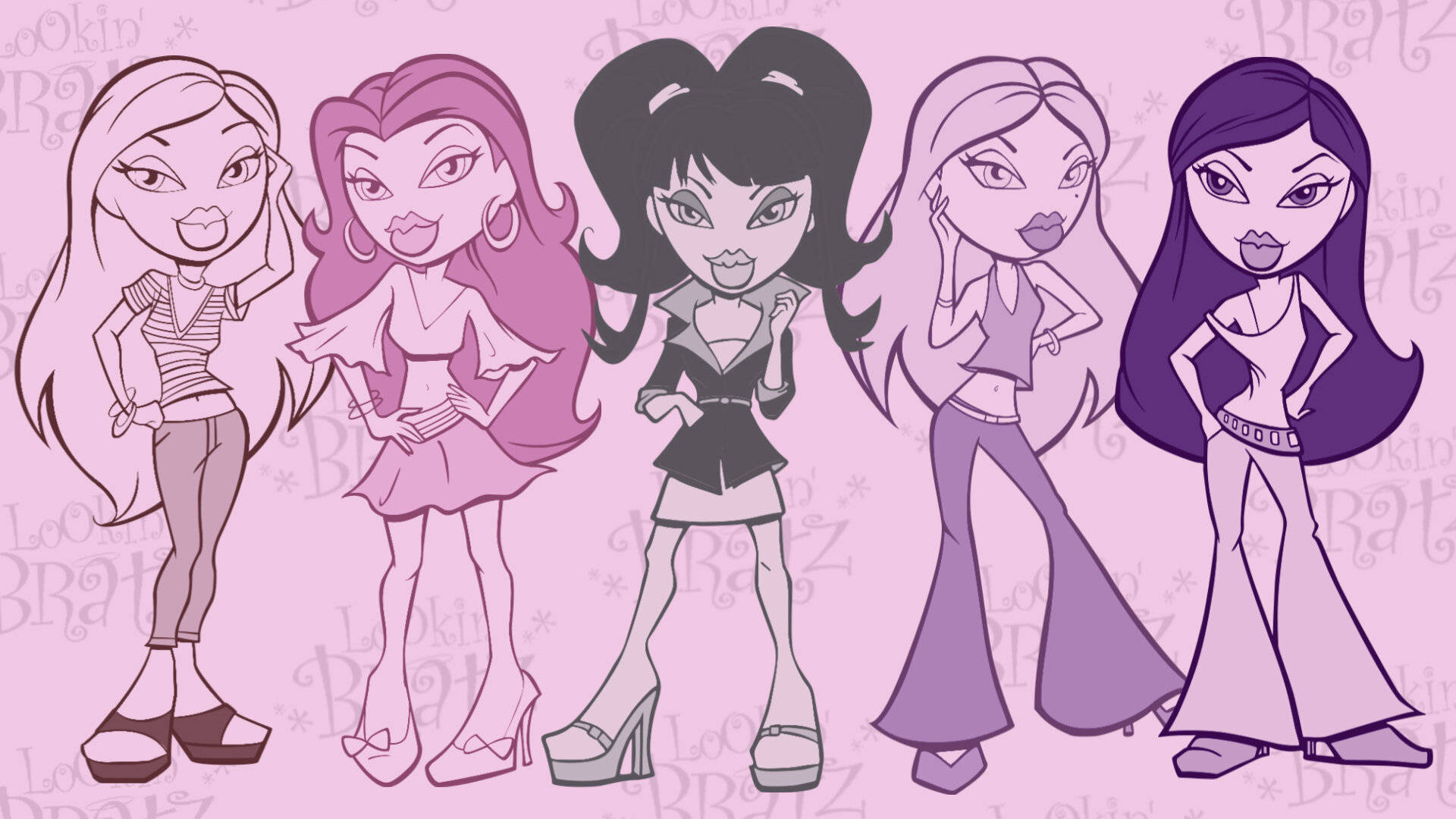 Bratz Estetik Müzik Grubu Duvar Kağıdı