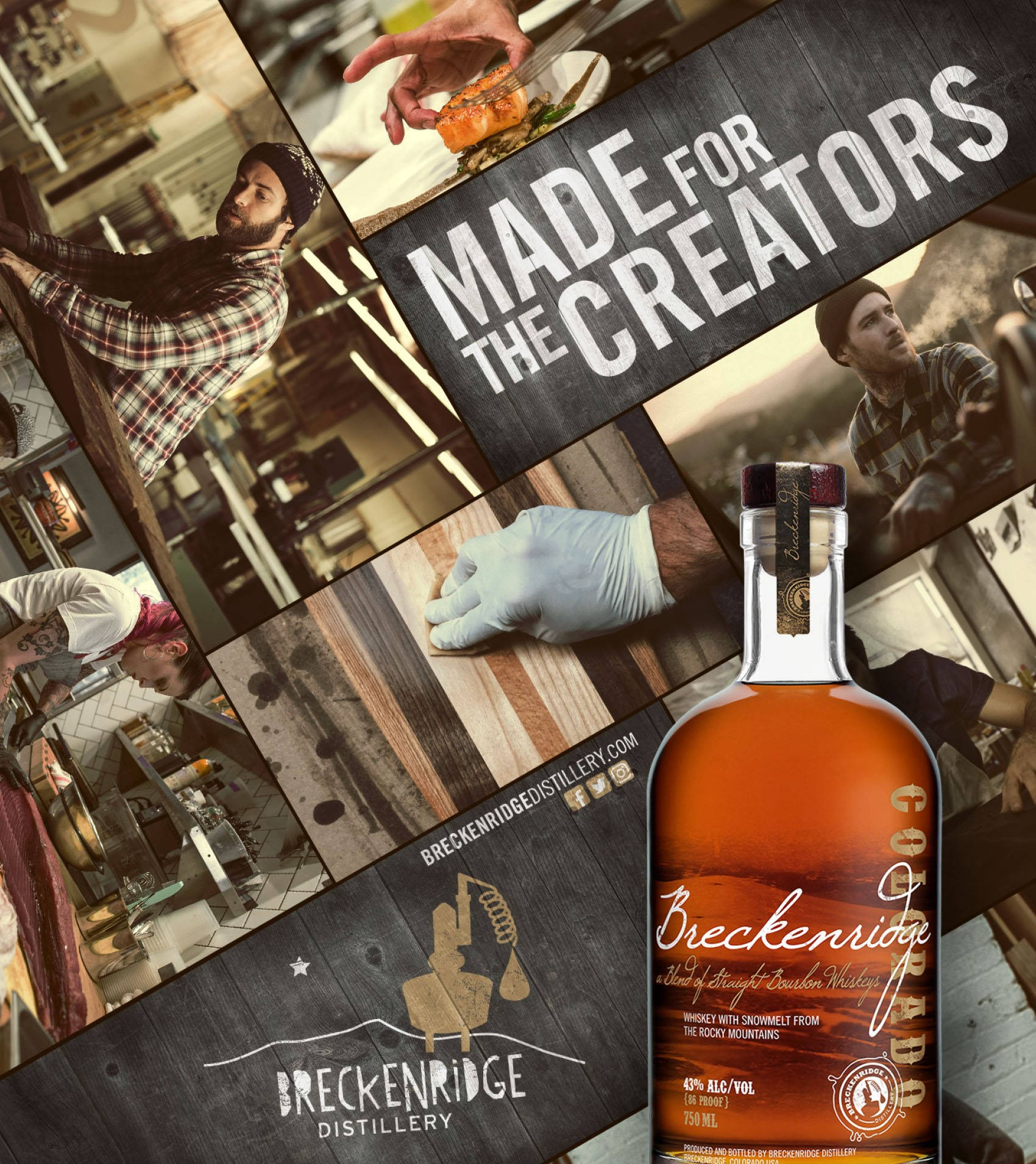Breckenridge Distillery, Ruhun Gelenekle Buluştuğu Yer Duvar Kağıdı