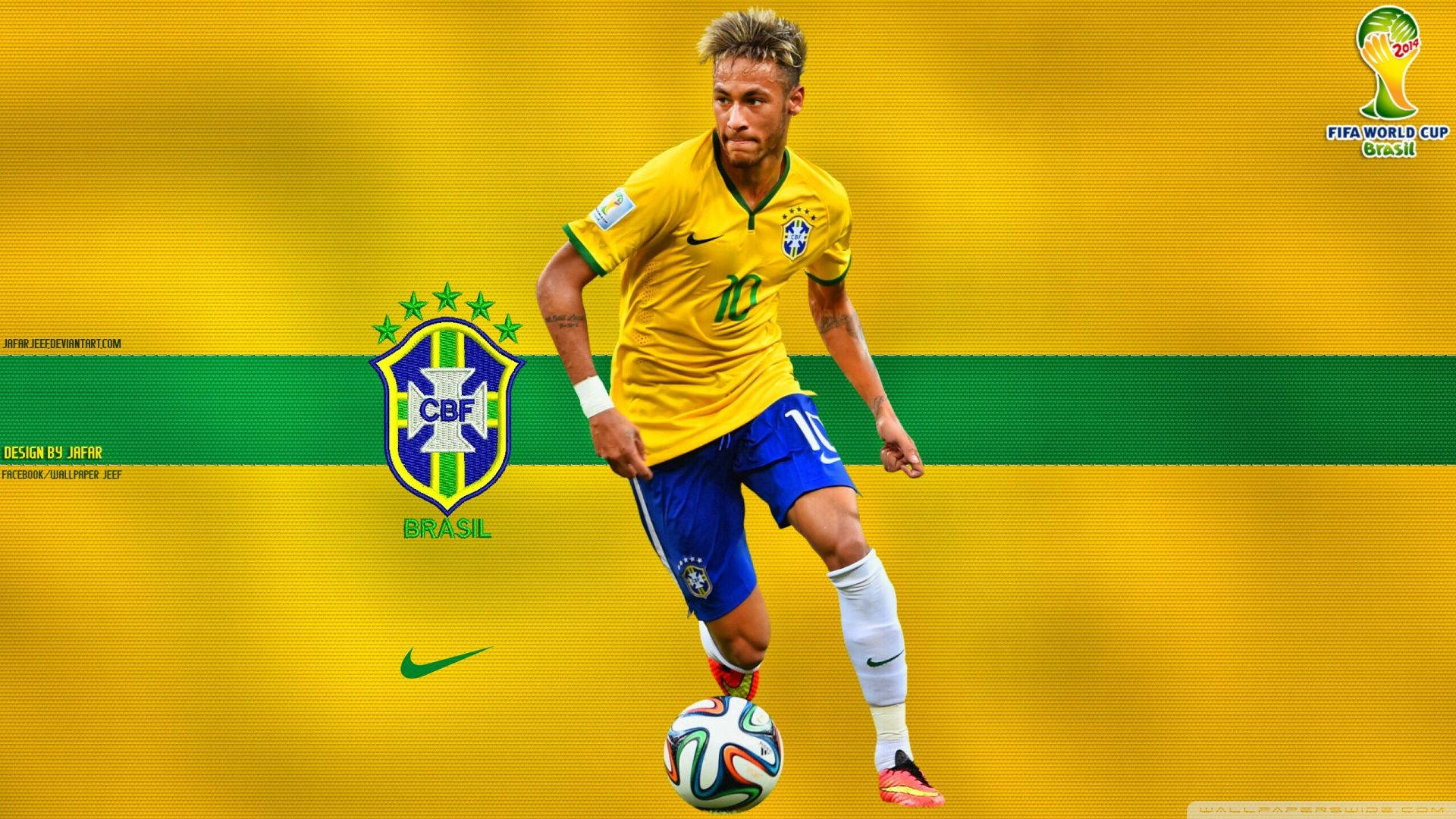 Neymar Jr. Brezilya İçin Duvar Kağıdı