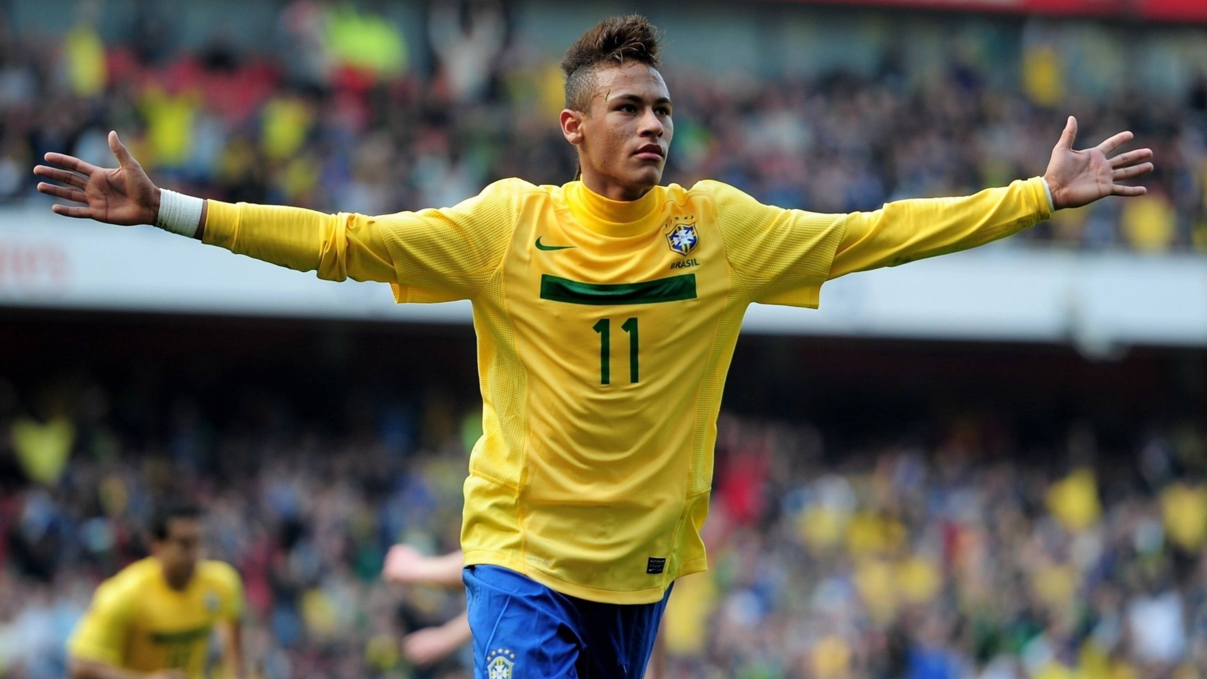 Brezilyalı Futbolcu Neymar 4K Duvar Kağıdı