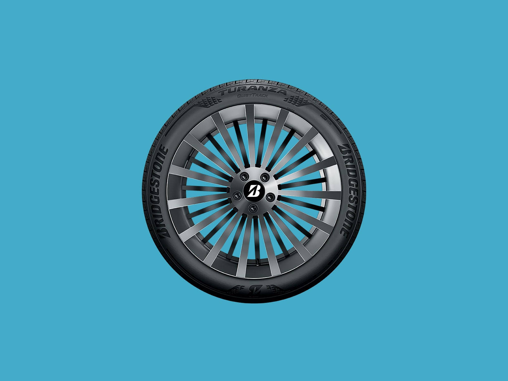 Bridgestone Turanza QuietTrack Lastiğinin yüksek kaliteli görüntüsü Duvar Kağıdı