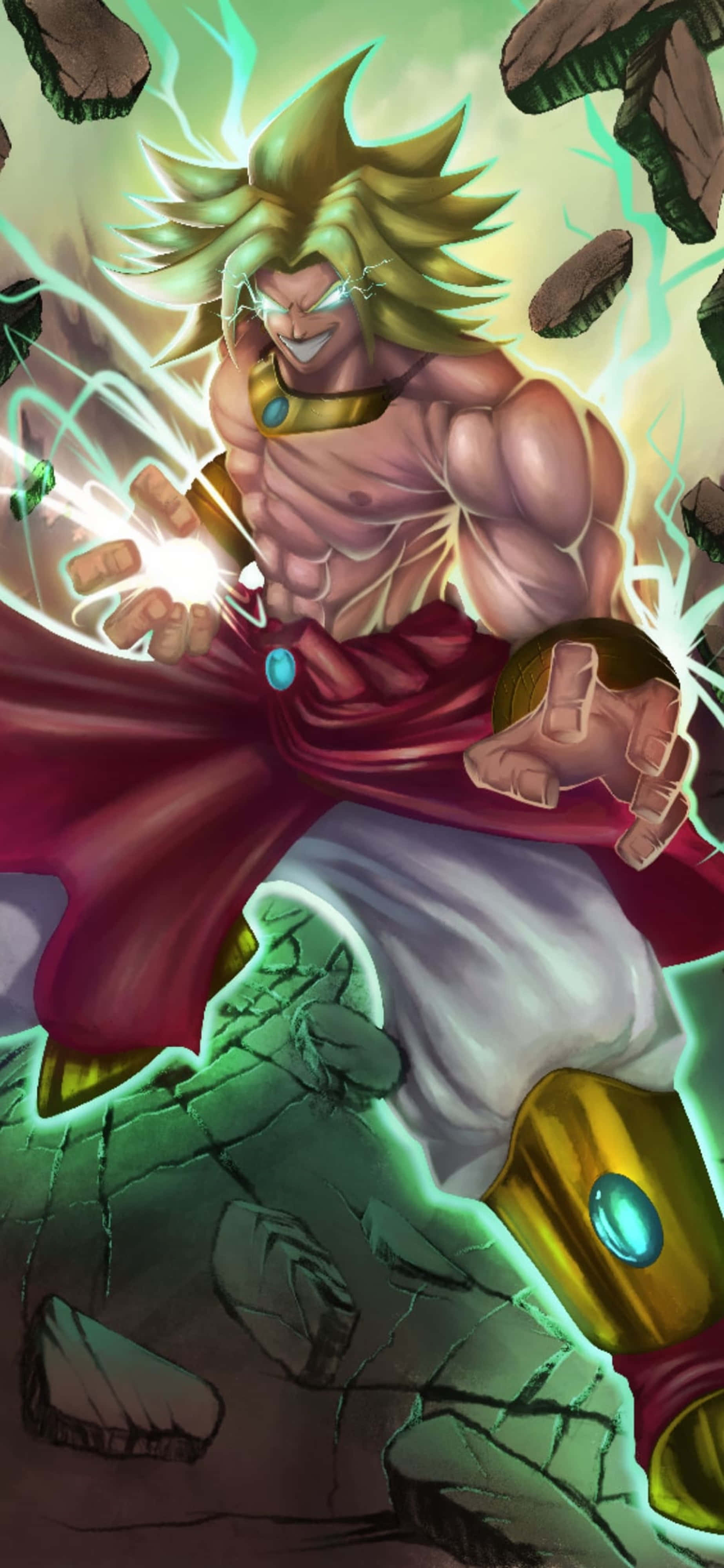 Broly'nin aksiyon dolu maceralarının tamamını bu 4K duvar kağıdıyla yaşayın Duvar Kağıdı