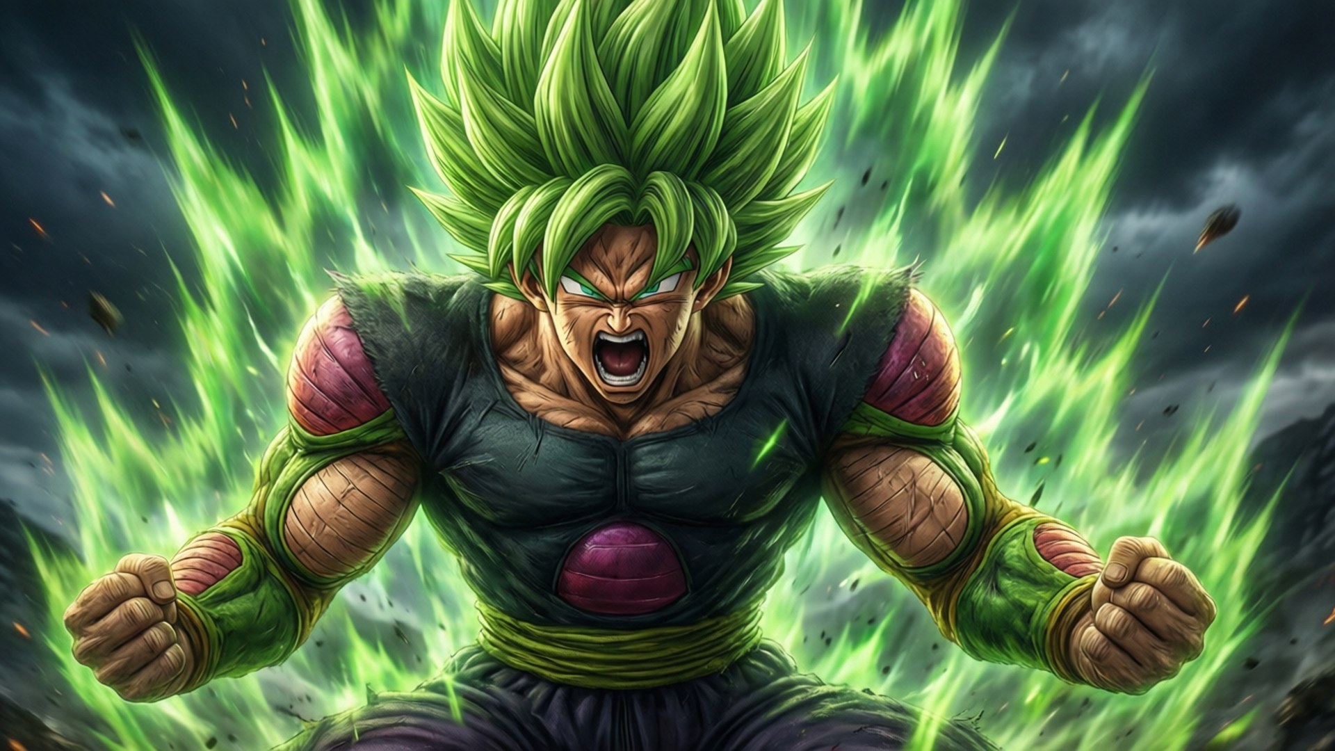 Broly'nun Öfkesi Serbest Kaldı Duvar Kağıdı