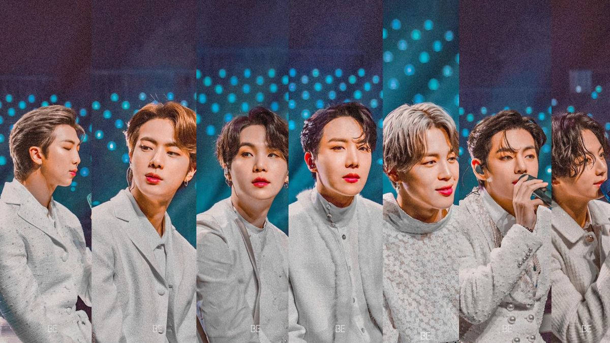 BTS Bölünmüş Ekran Masaüstü Duvar Kağıdı