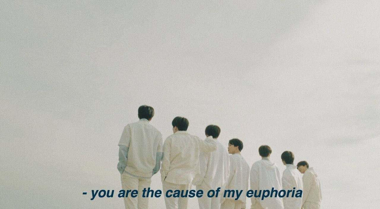BTS Euphoria Şarkı Sözleri Laptop Duvar Kağıdı