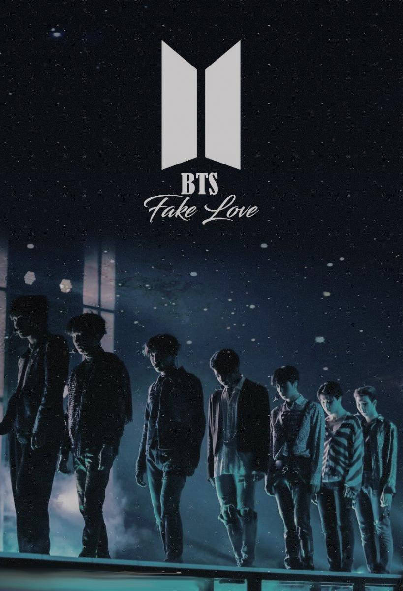 BTS Fake Love Kadrosu Duvar Kağıdı
