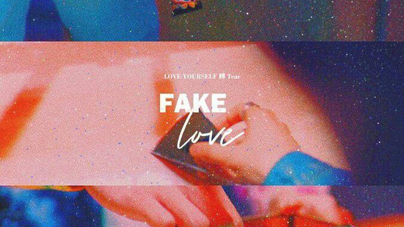 BTS Fake Love Taneli Görüntü Dizüstü Bilgisayar Duvar Kağıdı