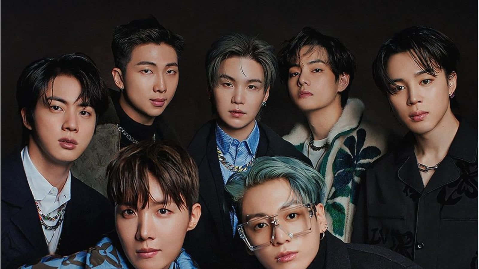 BTS Fotoğraf Çekimi Vogue Hongkong Kapağı Duvar Kağıdı