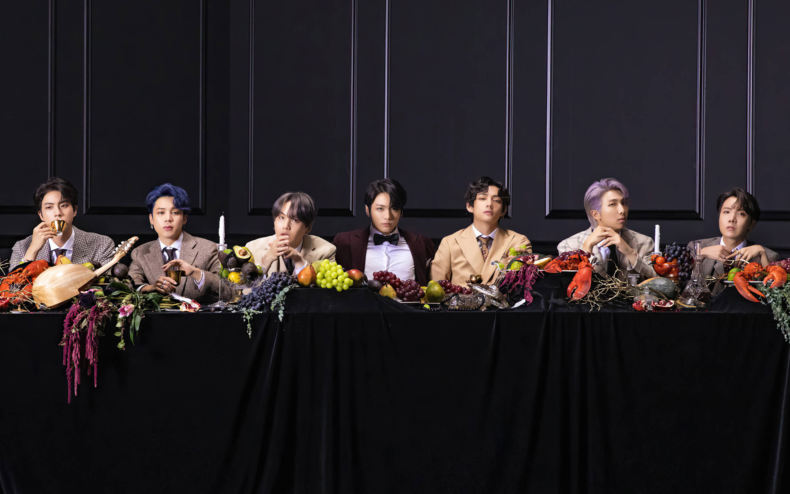 BTS Grup Fotoğrafı Dionysus Duvar Kağıdı