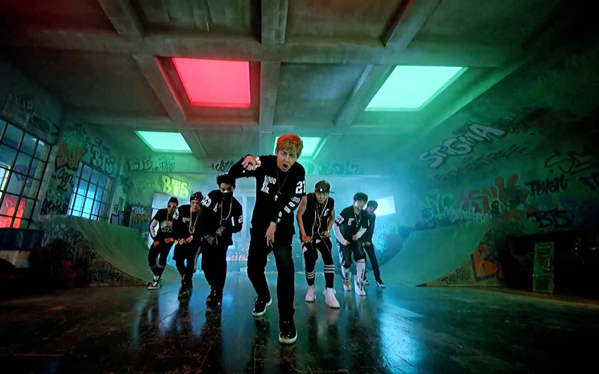 BTS Grup Fotoğrafı No More Dream Duvar Kağıdı