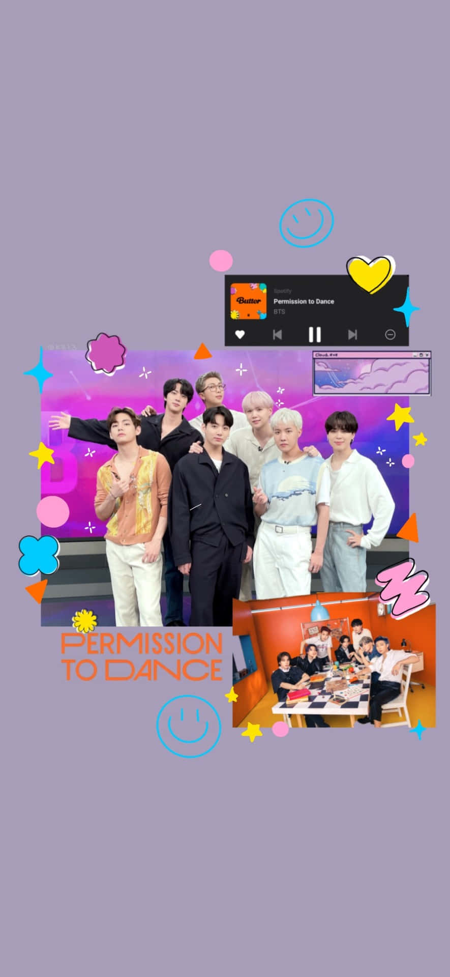 BTS'in Permission to Dance Çıkış Albümü Kapağı Duvar Kağıdı