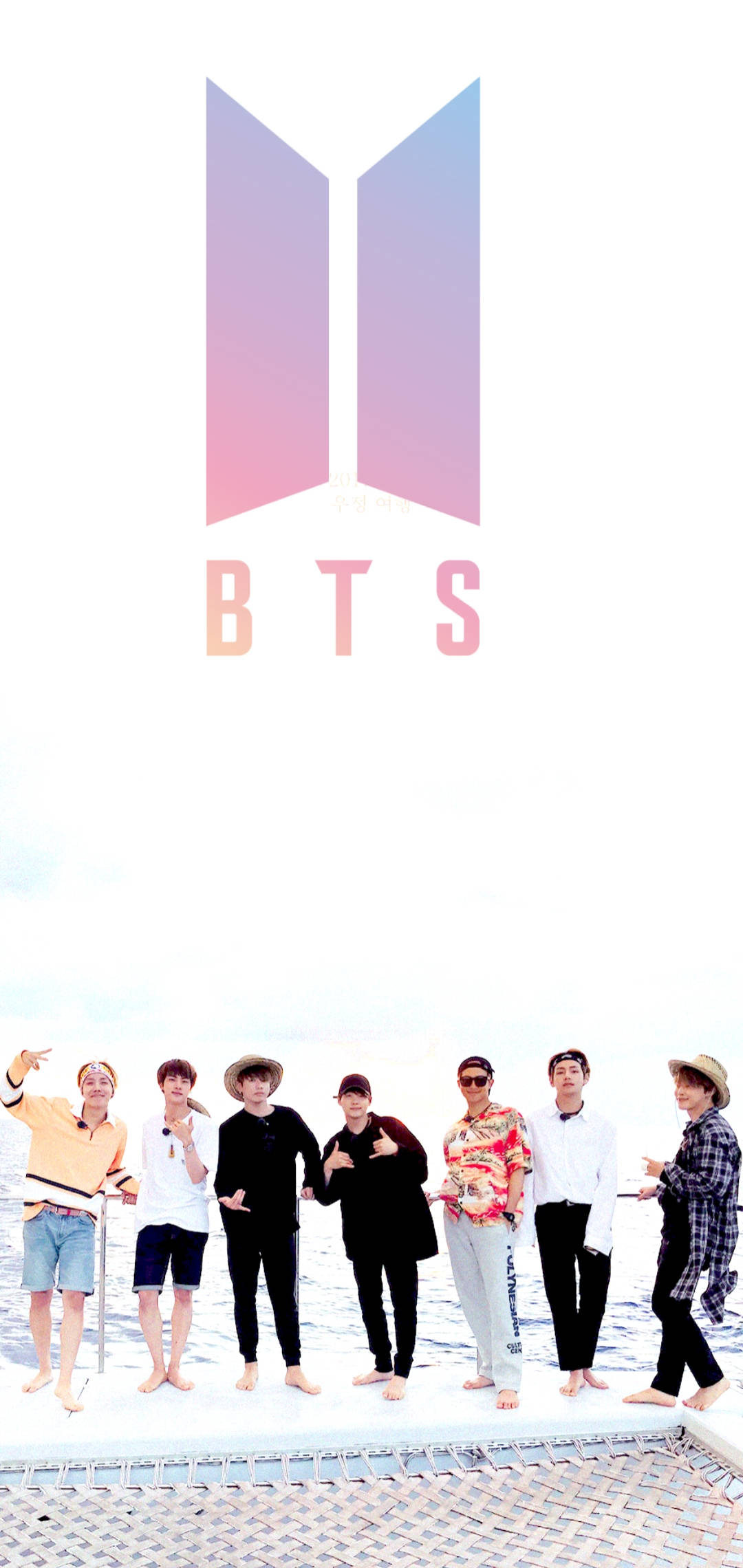 BTS Kilit Ekranı Bon Voyage Duvar Kağıdı