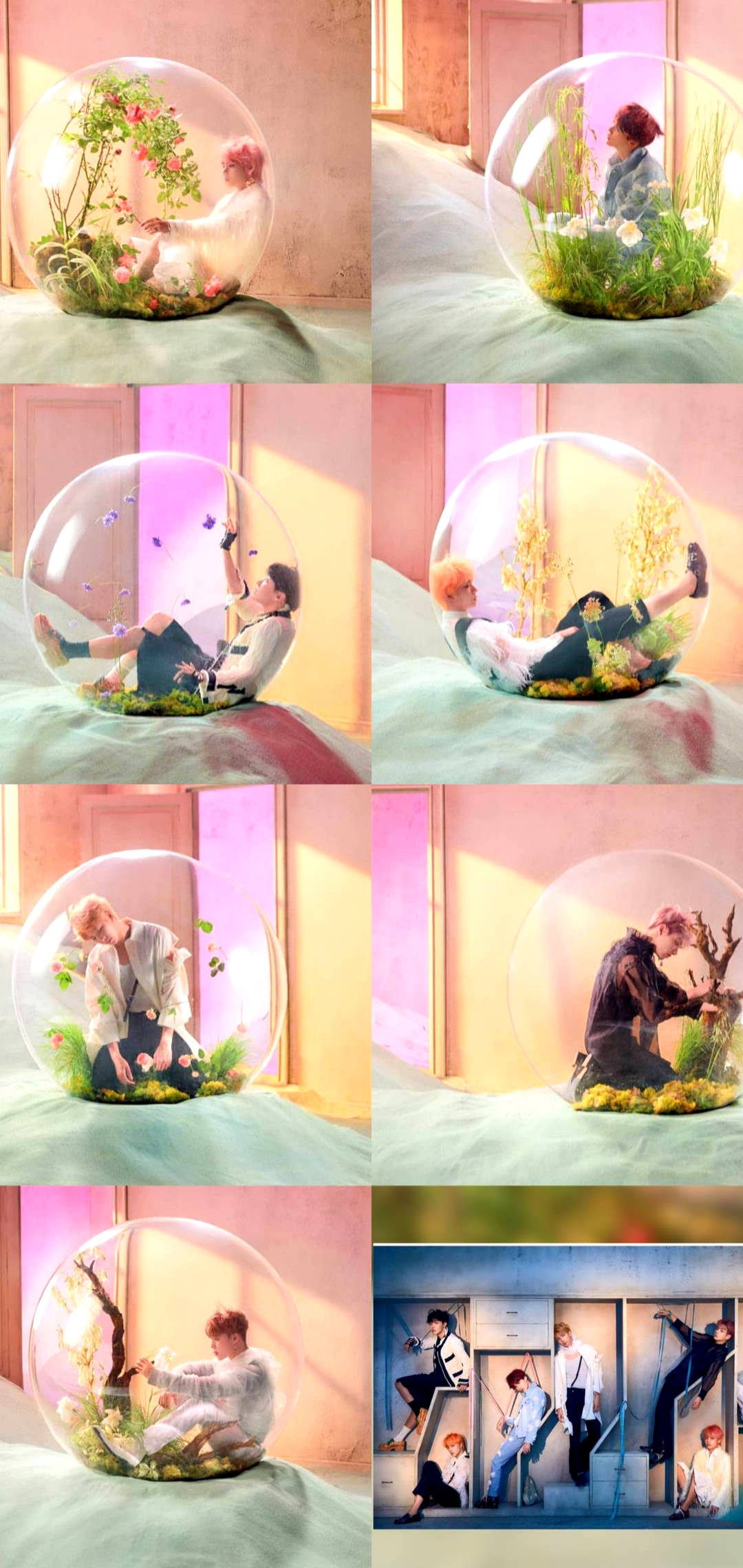 BTS Kilit Ekranı Love Yourself: Answer Duvar Kağıdı
