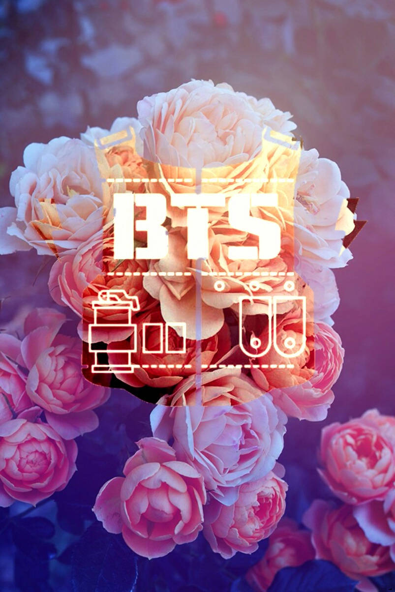 BTS Logo Kurşun Geçirmez Duvar Kağıdı