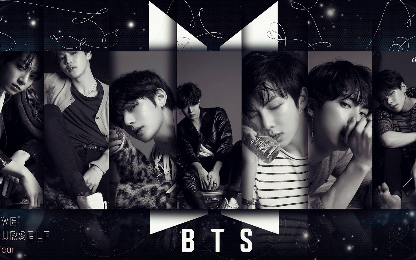BTS Logosu Love Yourself Tear Albümünde Duvar Kağıdı