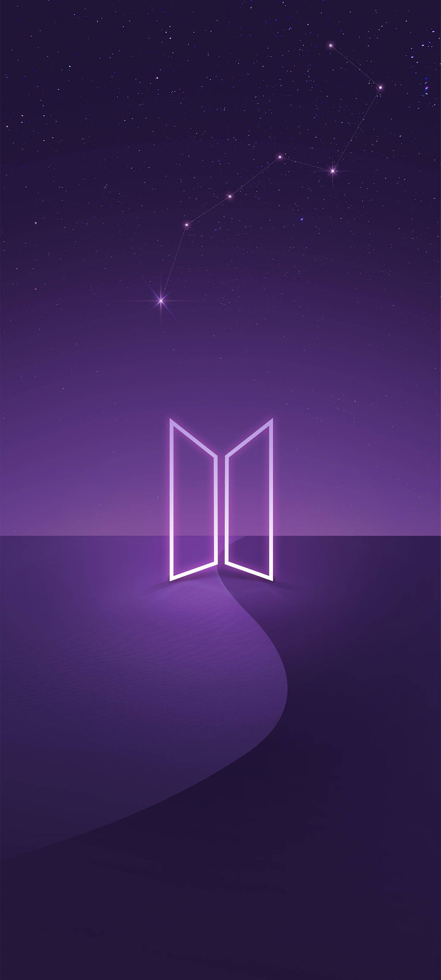 BTS Logosu Samsung S20 FE İçin Duvar Kağıdı