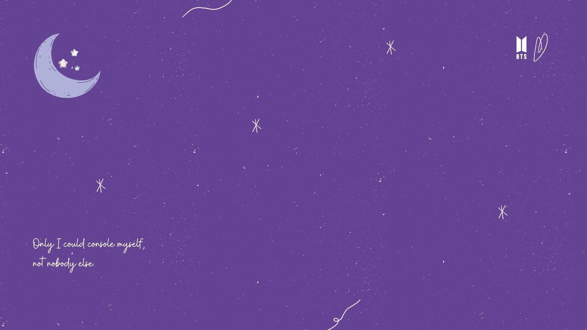 BTS Moonchild Şarkı Sözleri Dizüstü Duvar Kağıdı