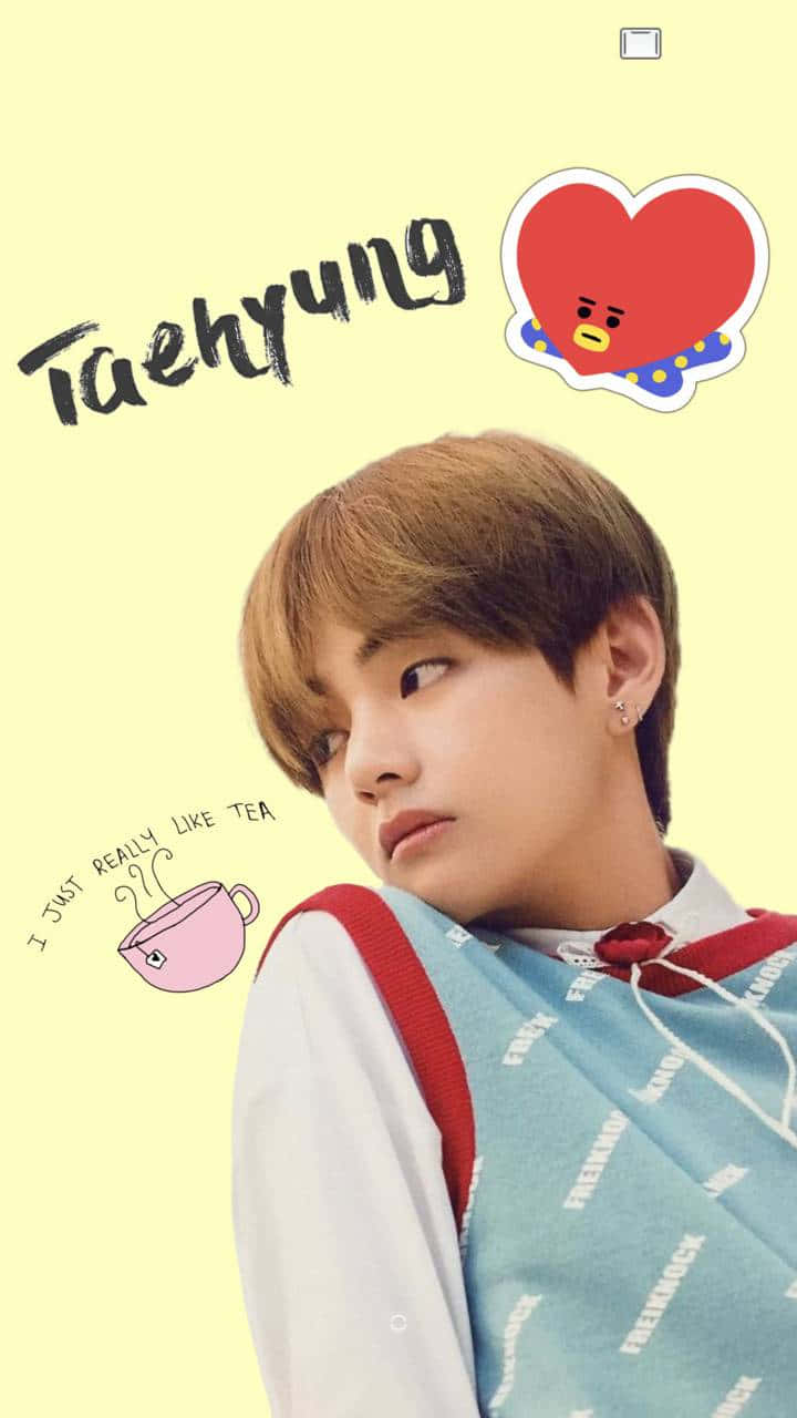 BTS V'nin iddialı duruşu Duvar Kağıdı