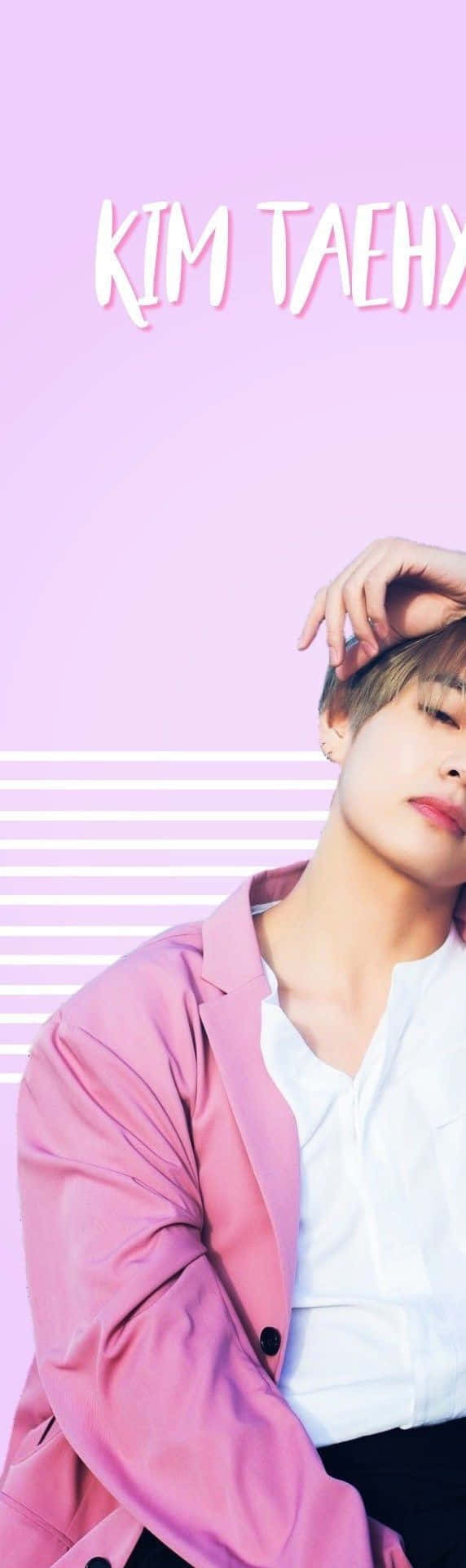 BTS V Sahneyi Aydınlatıyor Duvar Kağıdı