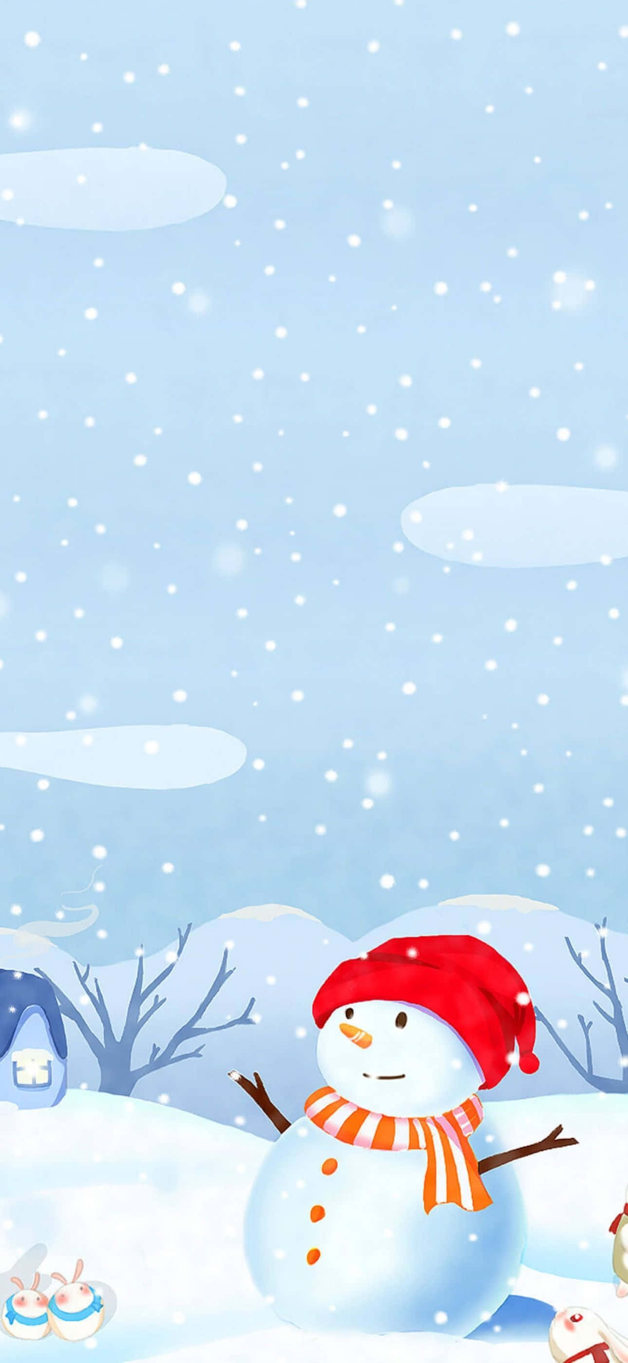 Bu Eğlenceli Noel iPhone Arka Planıyla Bayram Sezonunun Tadını Çıkarın Duvar Kağıdı