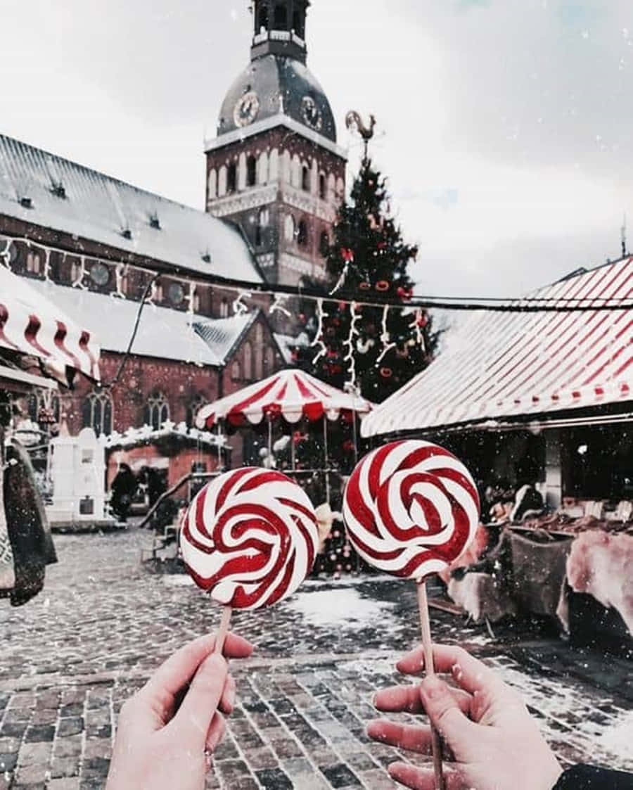 Bu güzel estetikle Noel'in keyfini çıkarın Duvar Kağıdı