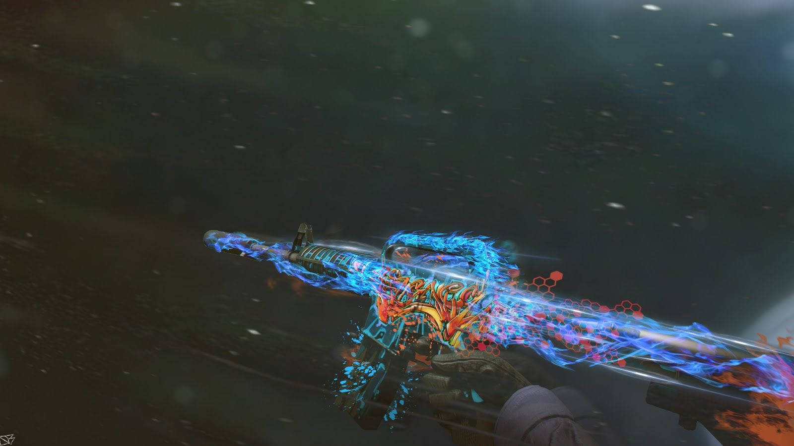 Bu Kötü CSGO Silahıyla Sanal Savaş Alanına Hükmetmeye Hazır Olun Duvar Kağıdı
