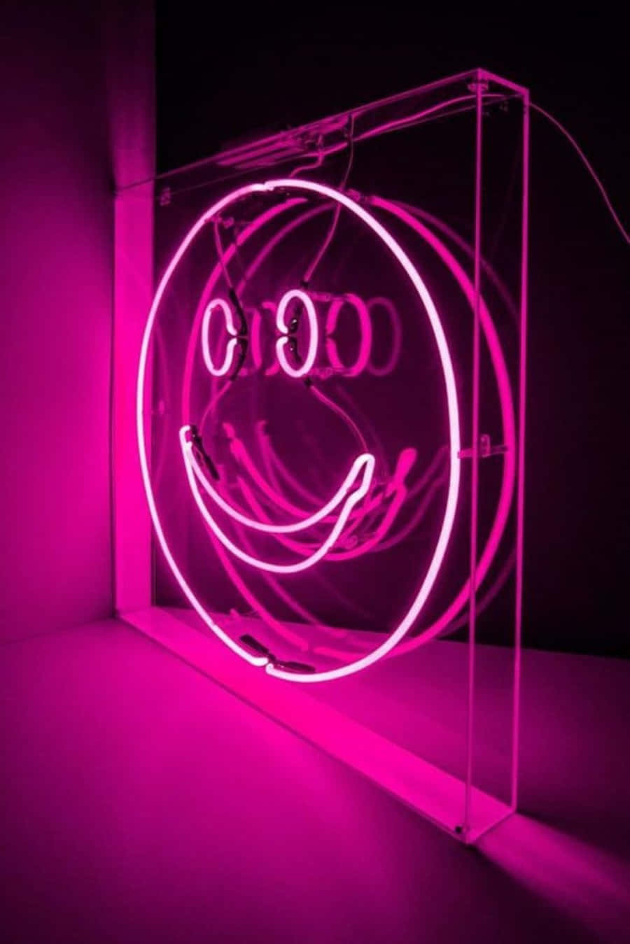 Bu neon pembe estetikle parlayın! Duvar Kağıdı